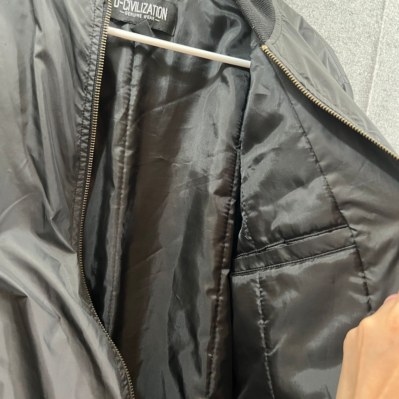 Other D-CIVILIZATION Black Full Zip Jacket Womens Size S Full Zip Size S / US 4 / IT 40 - 8 Thumbnail