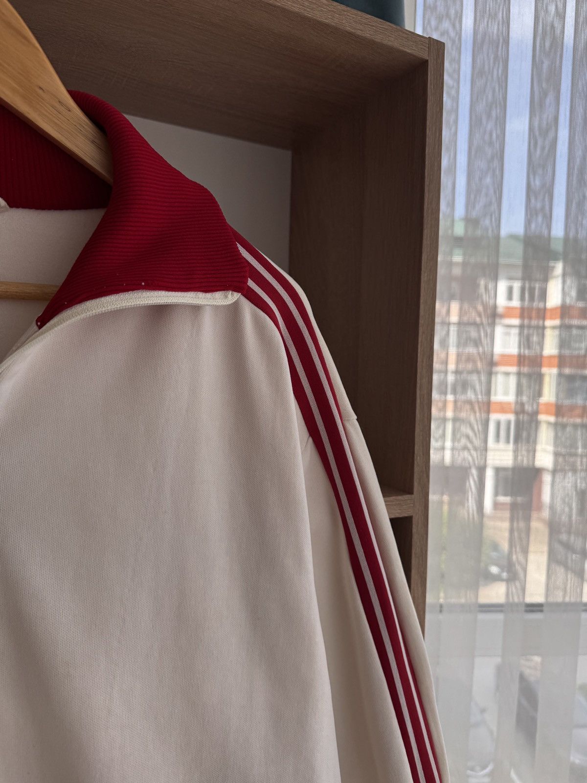 Adidas × Japanese Brand × Vintage Vintage Adidas Beige Streetwear Made in Yugoslavia Jacket Size US S / EU 44-46 / 1 - 7 Thumbnail