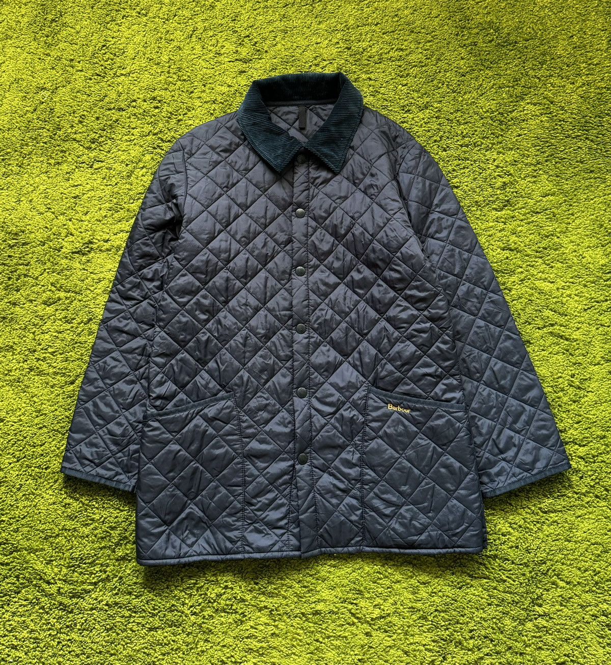 Barbour × Designer Barbour navy quilted jacket Size US M / EU 48-50 / 2 - 1 Thumbnail