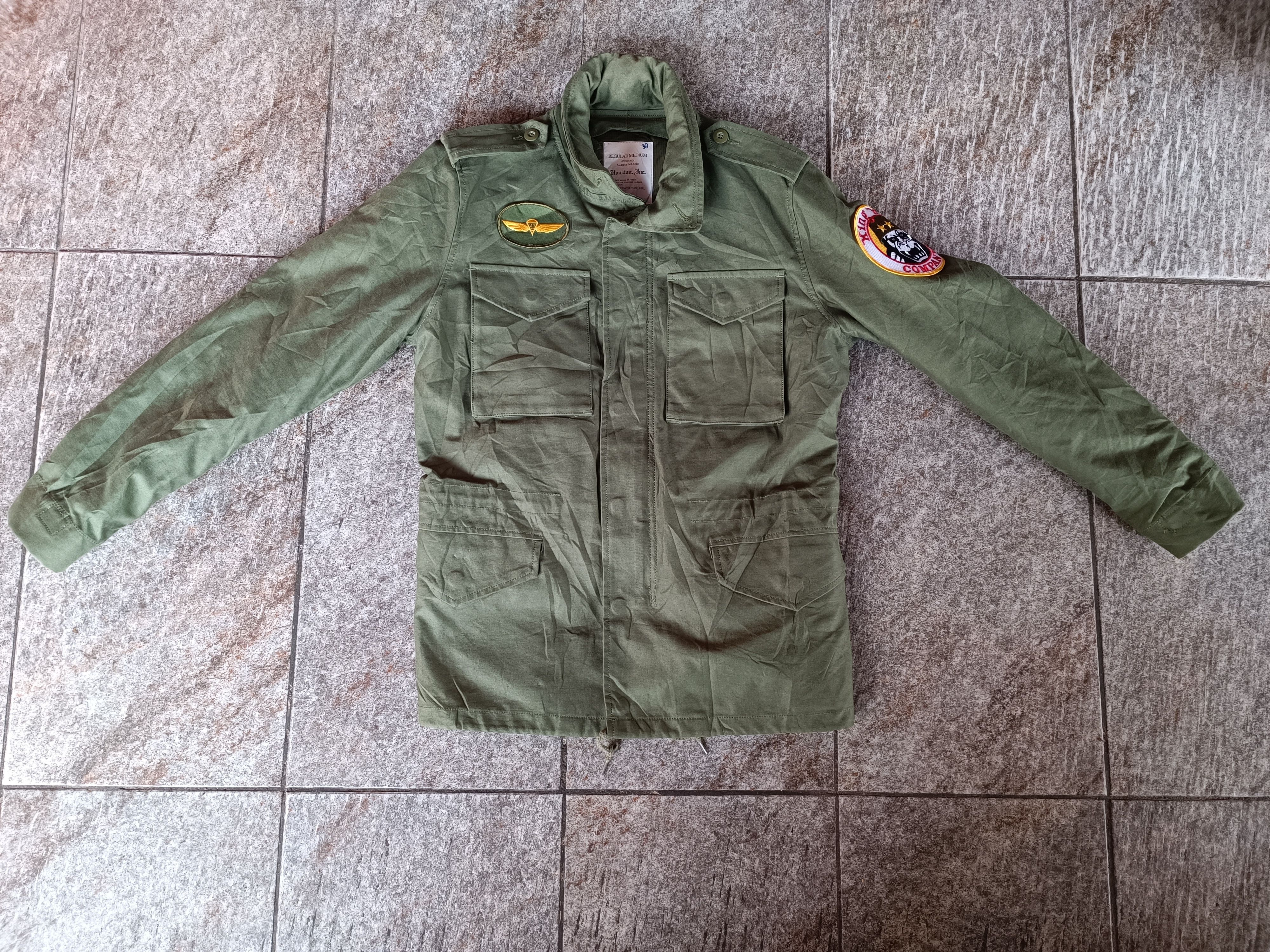 houston inc jacket millitary