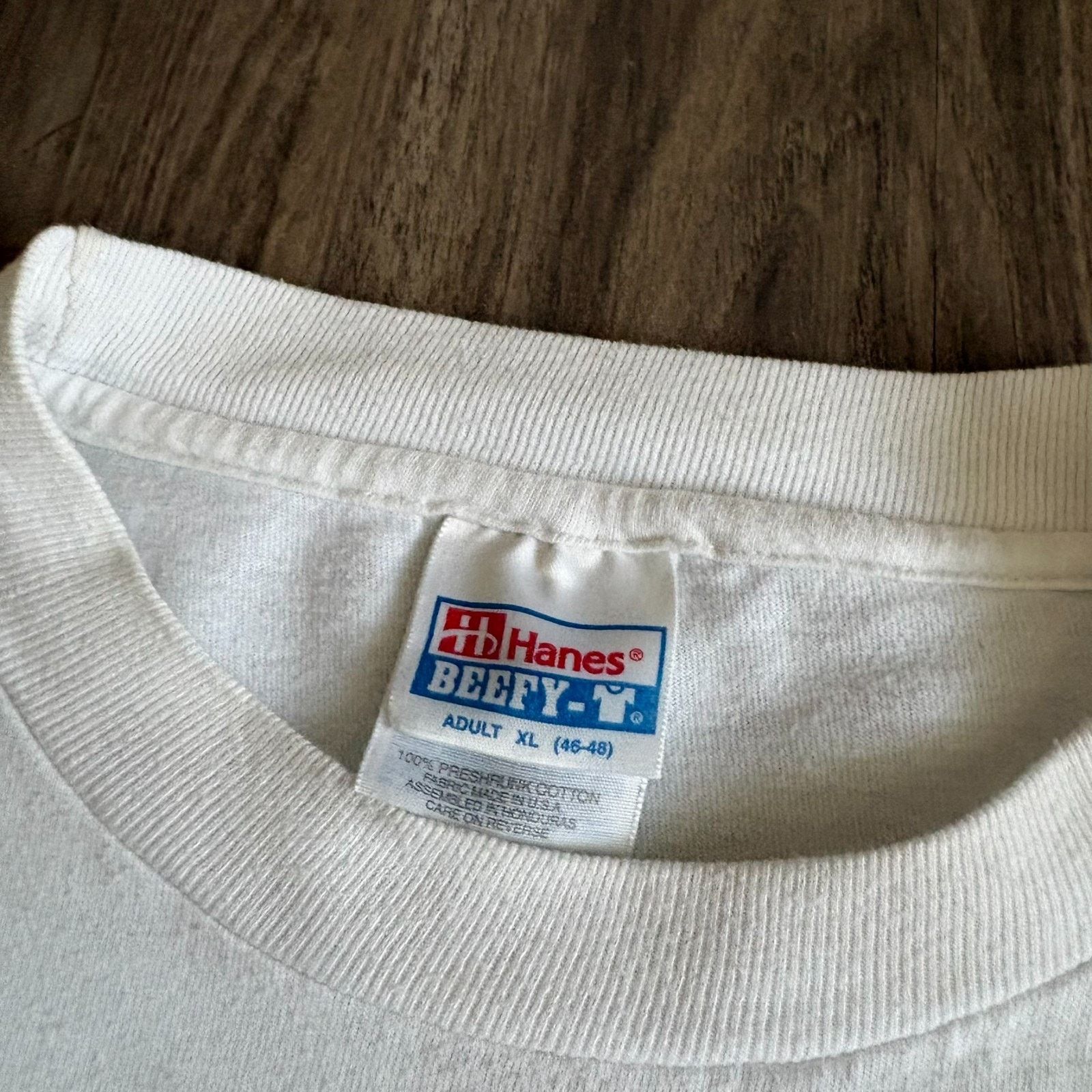Vintage Vintage Bowie Snuff Dip T-Shirt Men's Size XL White 1990s Size US XL / EU 56 / 4 - 3 Thumbnail