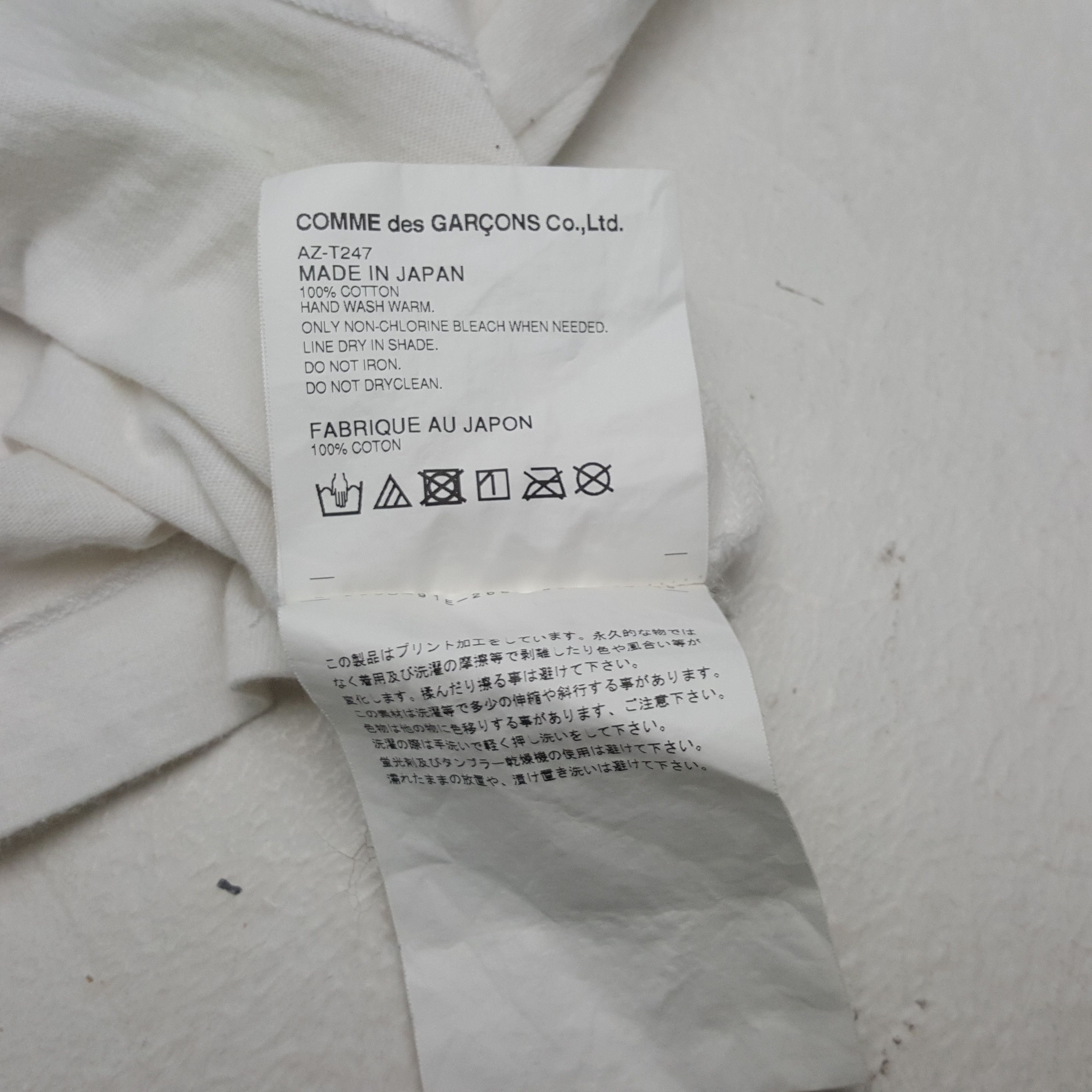 Comme des Garcons Comme Des Garcons Japanese Brand Kids Tshirt RR10 Size XS / US 0-2 / IT 36-38 - 8 Thumbnail
