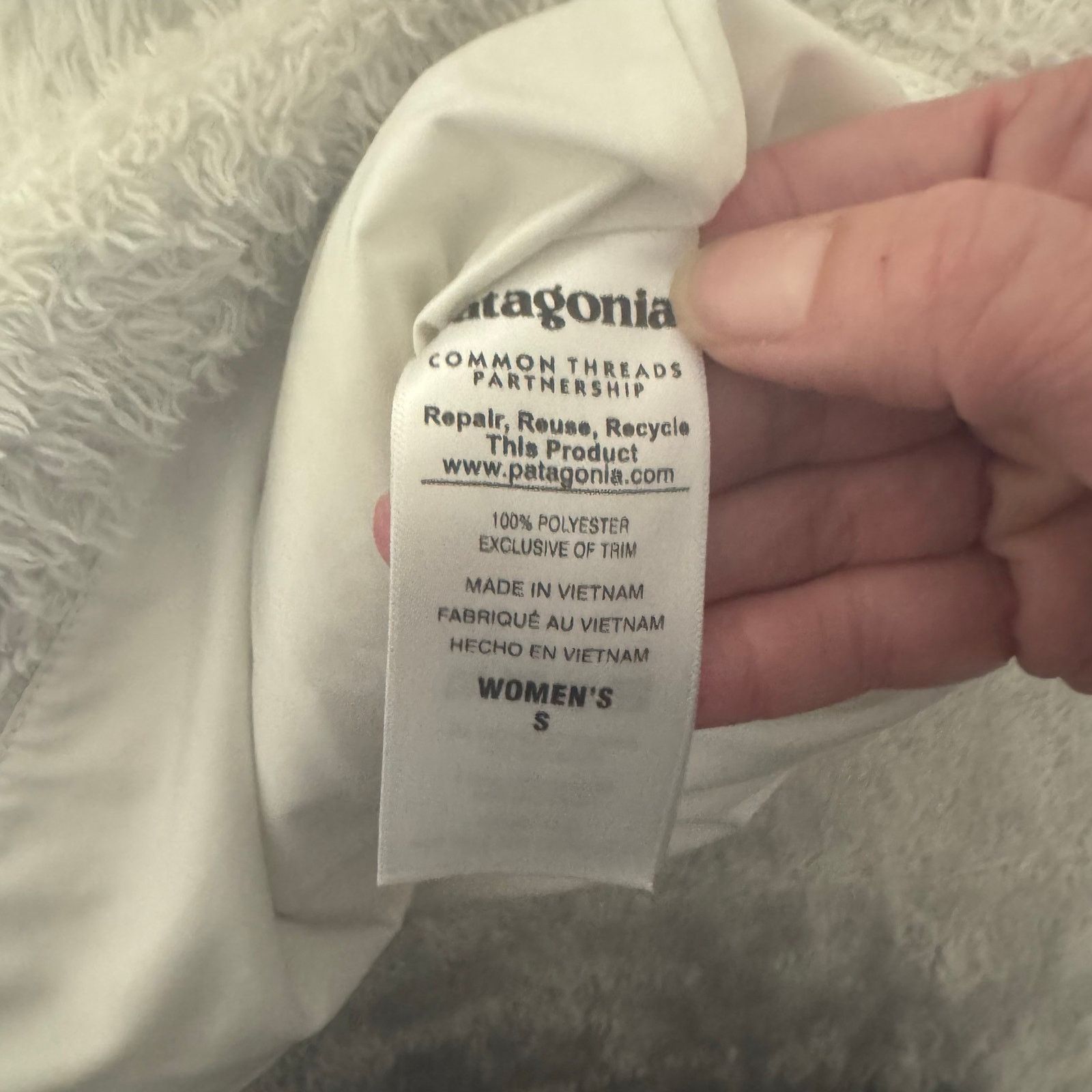 Patagonia Patagonia Women's Los Gatos Full Zip Fleece Vest S White Size S / US 4 / IT 40 - 6 Thumbnail