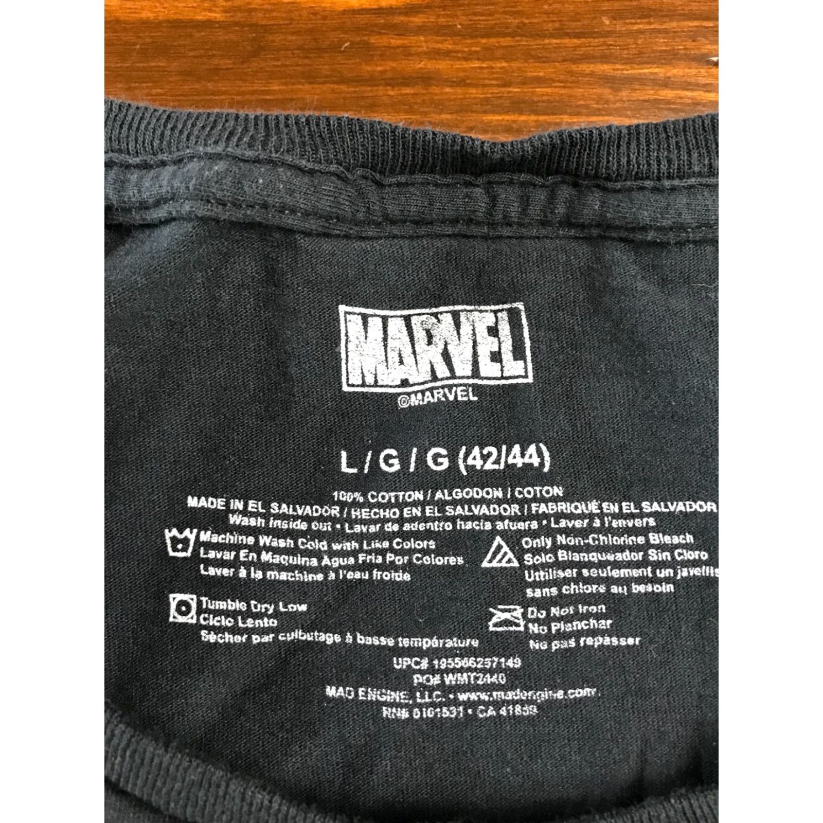 Vintage Marvel T-Shirt Men Large Black Venom Tee Size US L / EU 52-54 / 3 - 3 Thumbnail