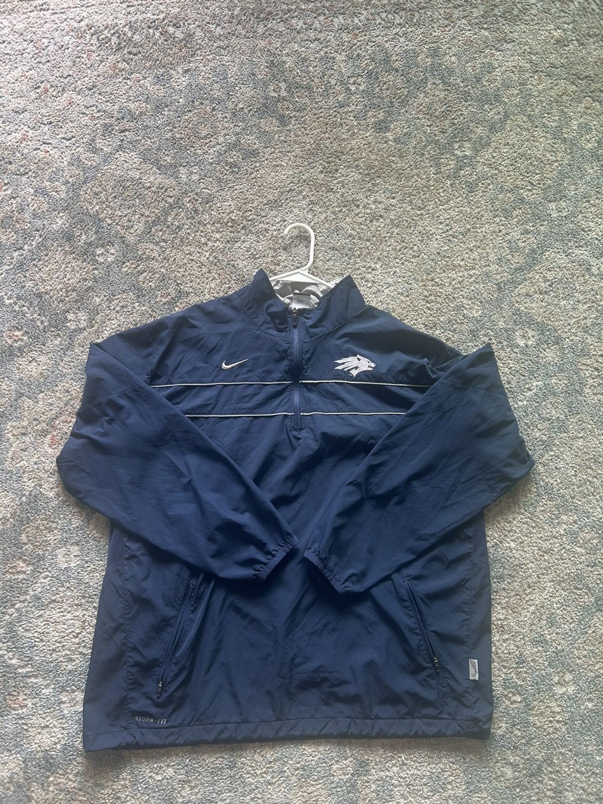 Nike University of Nevada Reno Nike Windbreaker Size US XXL / EU 58 / 5 - 1 Thumbnail