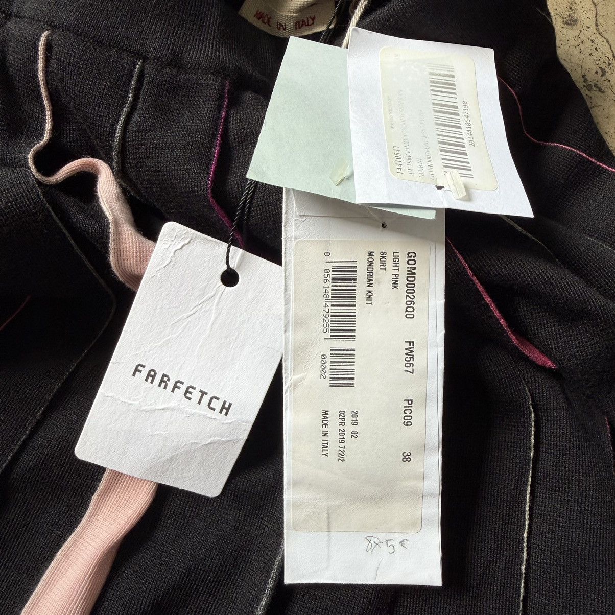 Marni Marni - 2019 Distressed Hem Pleated Skirt Size 27" / US 4 / IT 40 - 6 Thumbnail