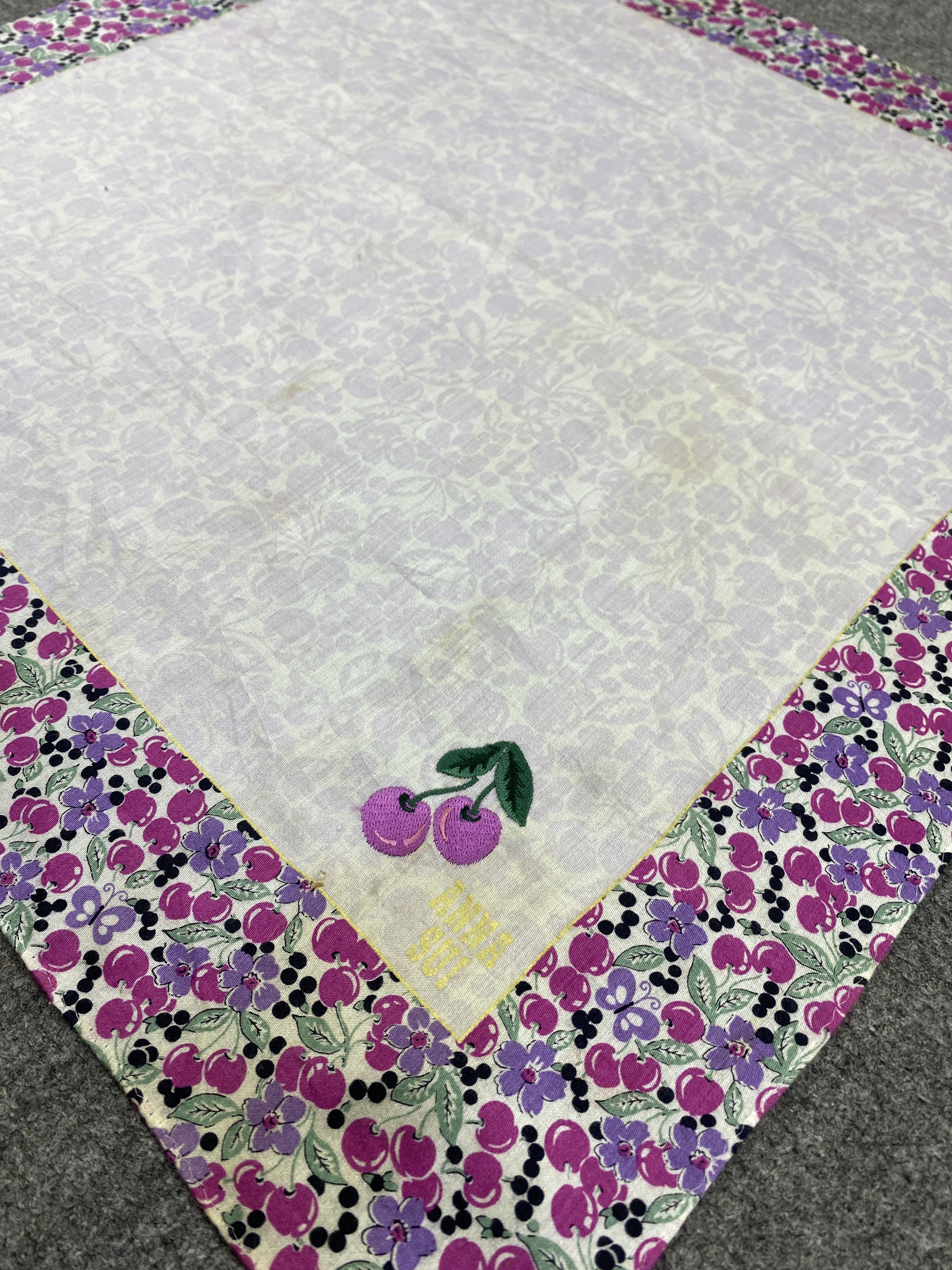 Other Vintage Anna Sui Handkerchief / Neckerchief HKC1134 Size ONE SIZE - 8 Thumbnail