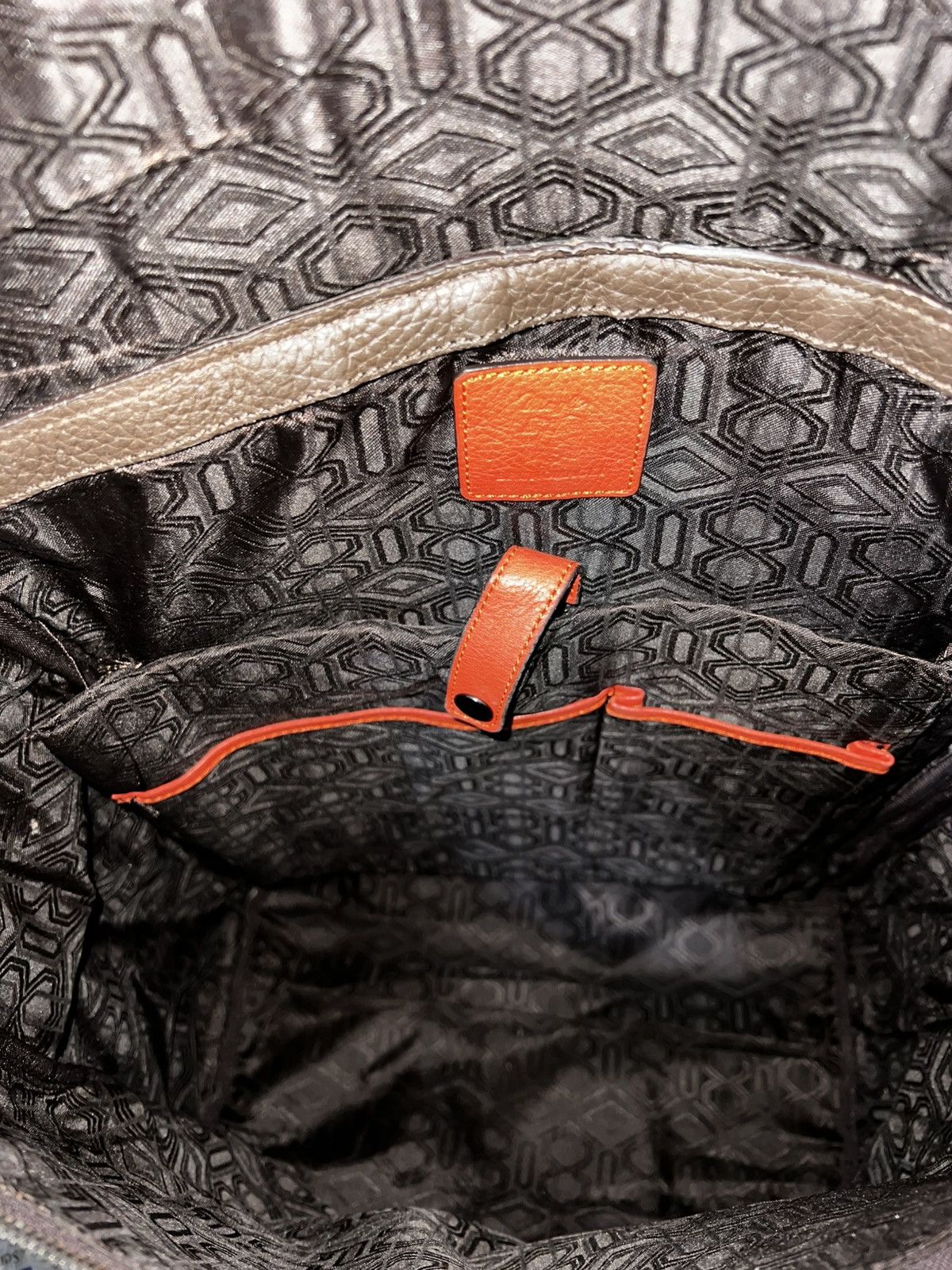 Bruno Magli Bruno Magli Paco Pebble Leather Casual Backpack AW13 Size ONE SIZE - 12 Thumbnail