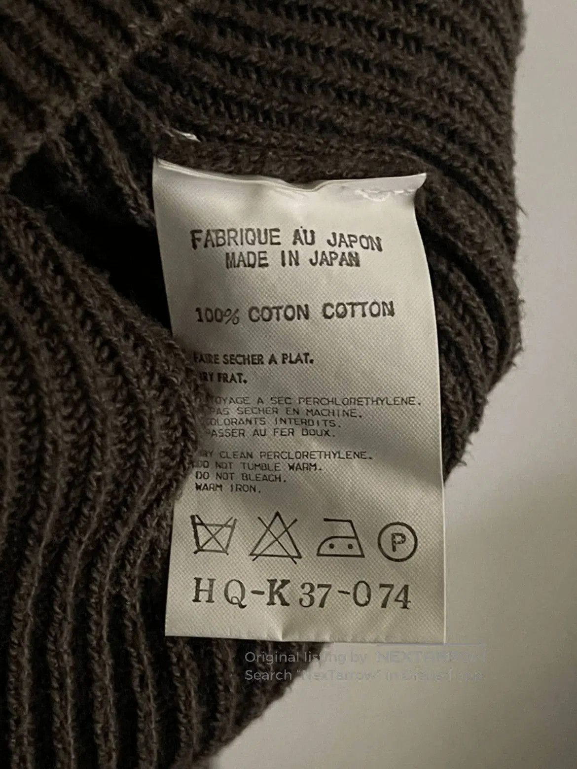 Yohji Yamamoto Sz 3 Yohji Yamamoto Pour Homme Knitwear Sweater. Size US L / EU 52-54 / 3 - 5 Thumbnail