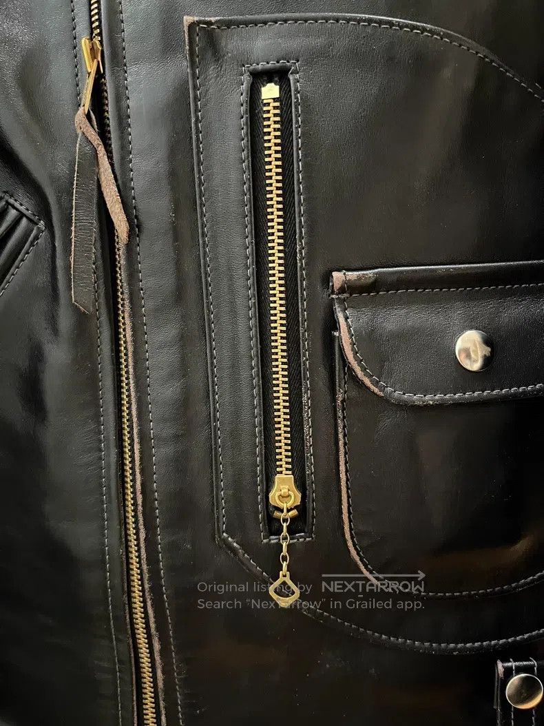 The Real McCoy's The Real McCoys Buco J24 Horseskin Leather Jacket Size US M / EU 48-50 / 2 - 2 Thumbnail