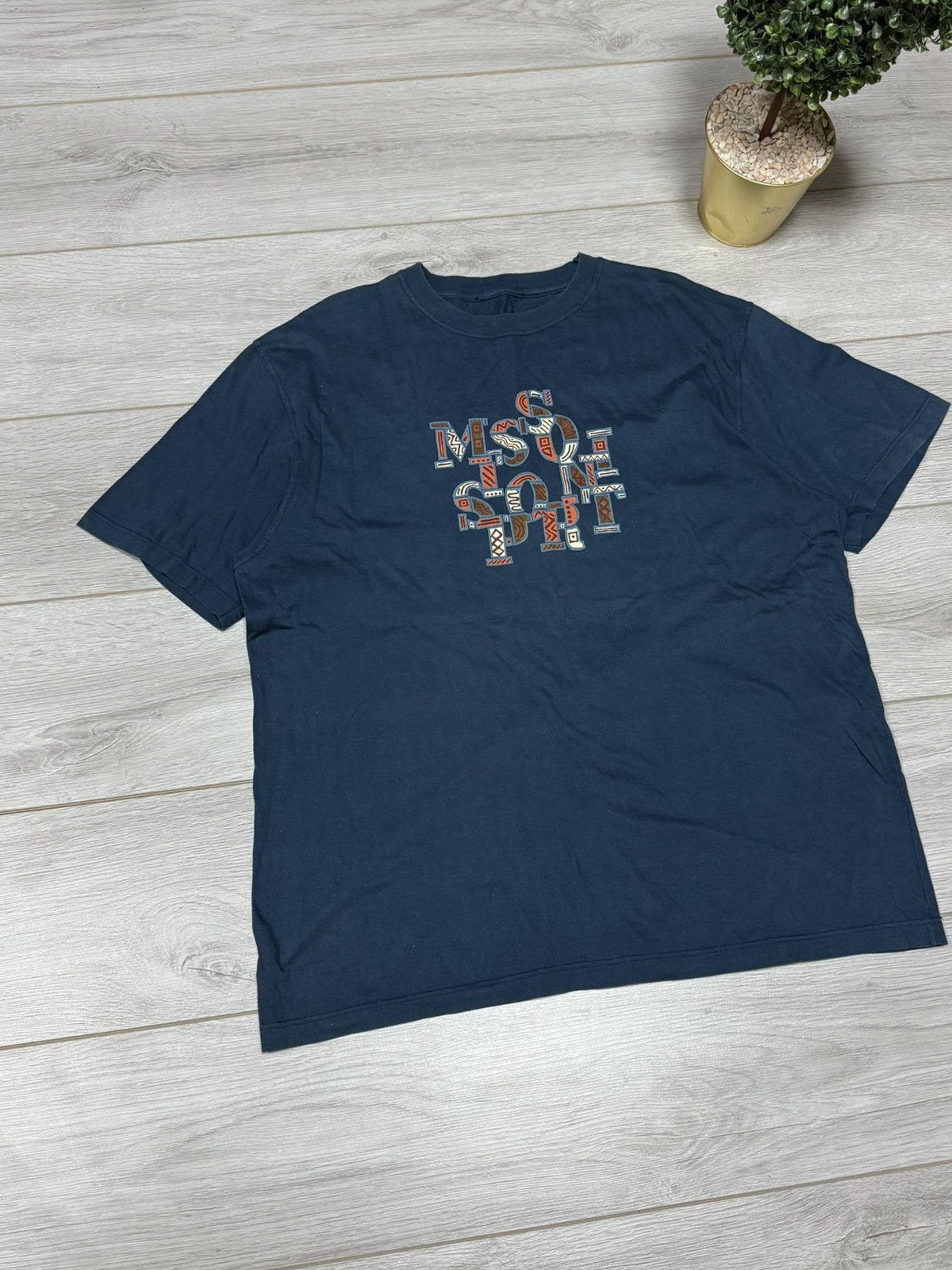 Missoni Missoni big logo print tee shirt sport Size US XL / EU 56 / 4 - 3 Thumbnail