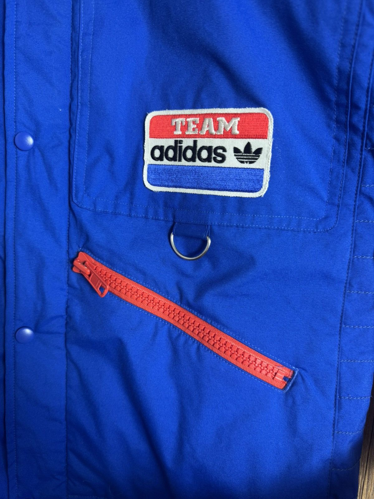 Adidas 🔵 Adidas Originals TEAM Jacket 2004 Archive – Rare Vintage 🔴 Size US XS / EU 42 / 0 - 4 Thumbnail