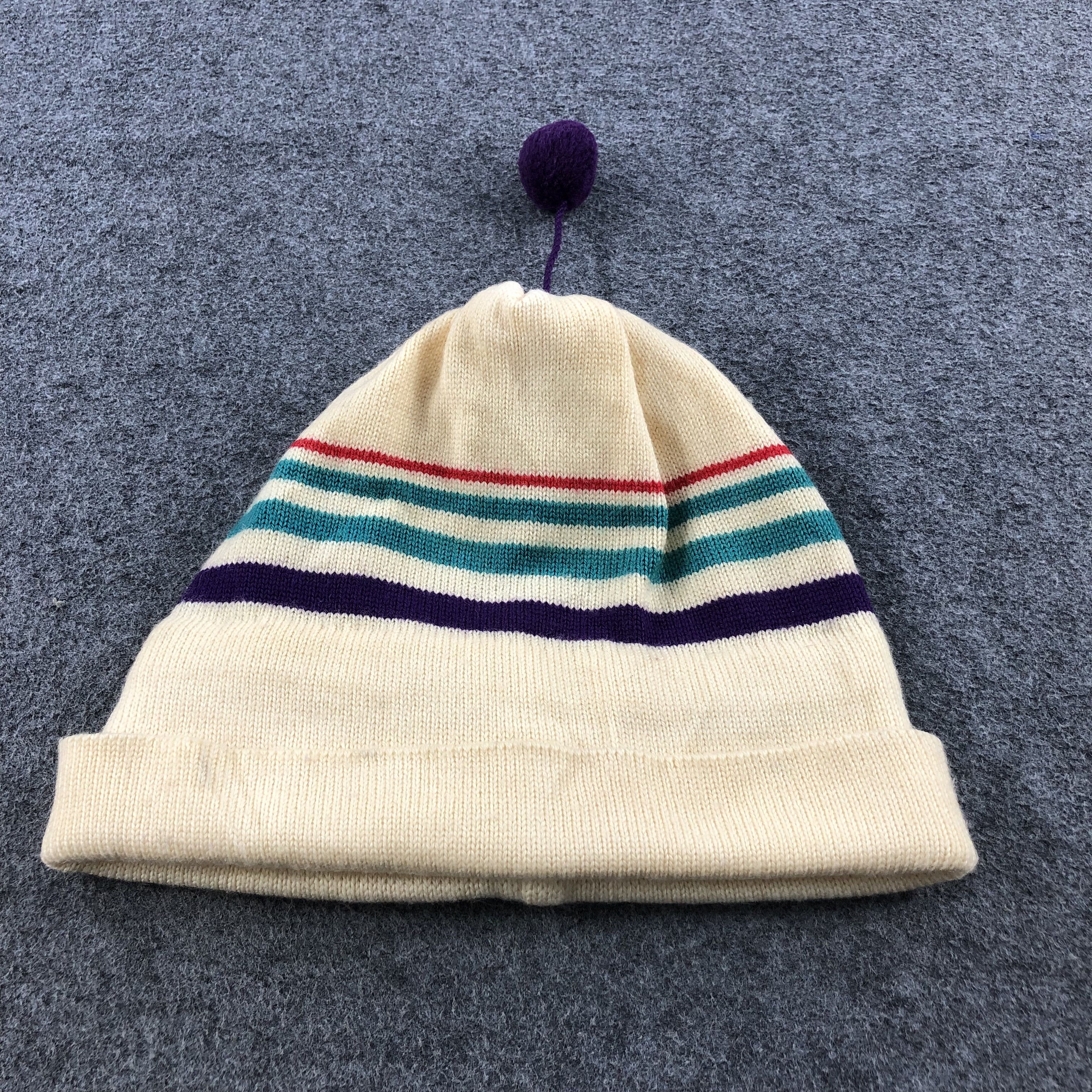 Vintage Unknown Dangling Ball Beanie Snowcap Snow Hat B153 Size ONE SIZE - 2 Thumbnail