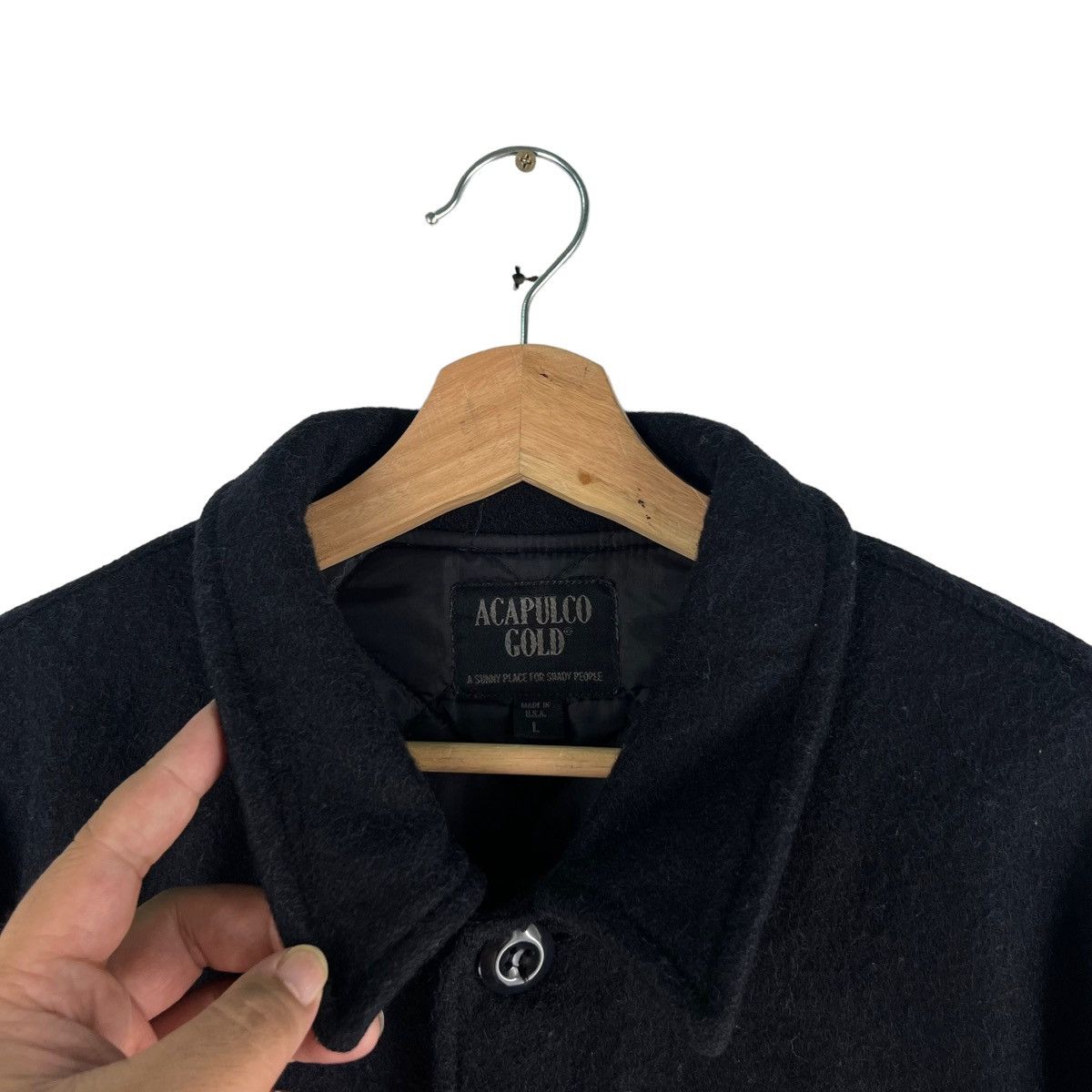 Toyo Enterprises 🔥VINTAGE WOOL BOMBER JACKET ACAPULCO GOLD USA Size US L / EU 52-54 / 3 - 7 Thumbnail