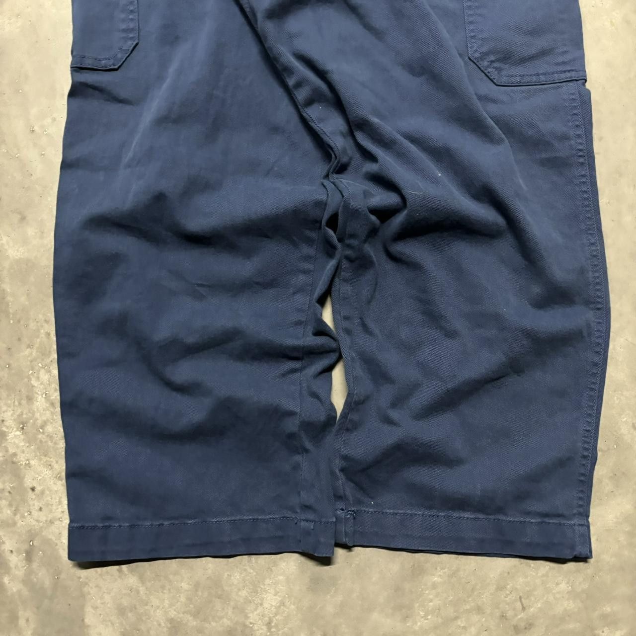 Japanese Brand × Vintage Crazy Vintage Y2K/2000s Baggy Blue Skater Cargo Pants! Size US 36 / EU 52 - 6 Thumbnail