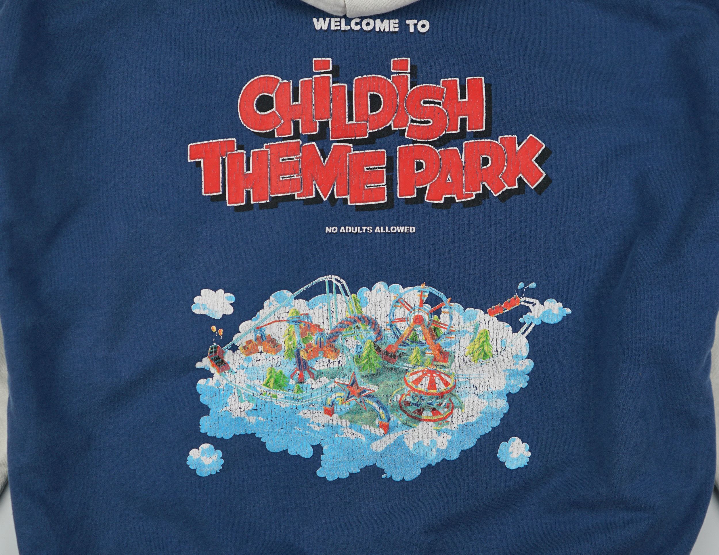 Childs Streetwear Vintage Y2k Childish Theme Park TGF Bro Hoodie Size Medium Grailed