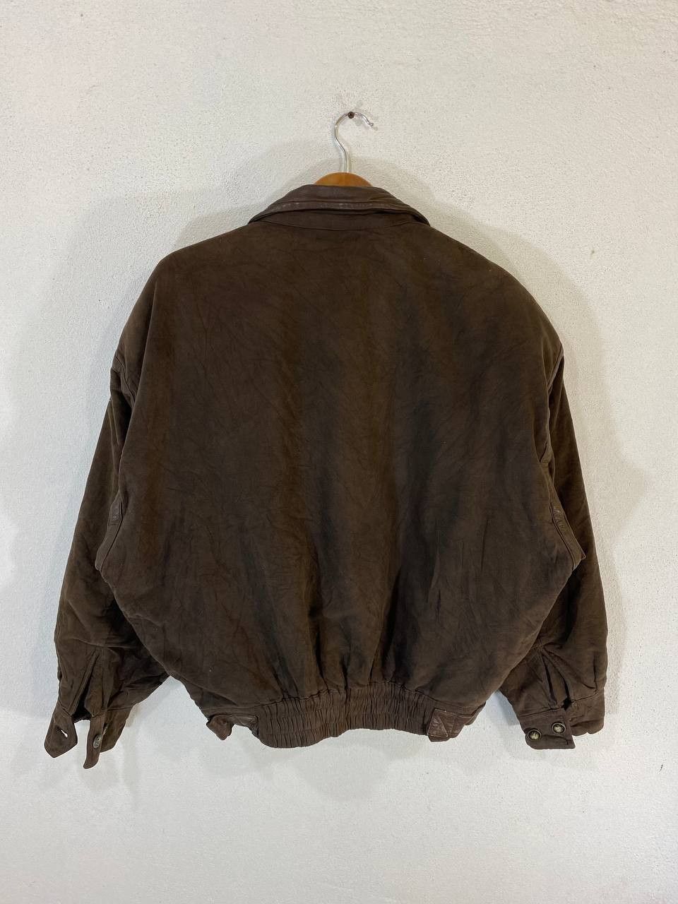 Vintage vintage dolce partially leather jacket nice design Size US XL / EU 56 / 4 - 9 Thumbnail