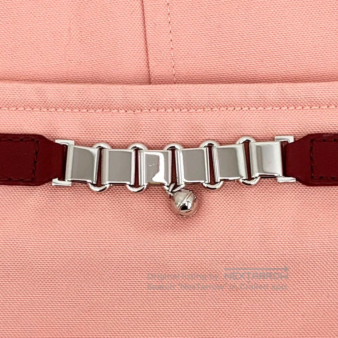 Hermes Hermes Apricot bell chain decoration cotton casual half sk Size 33" - 6 Thumbnail