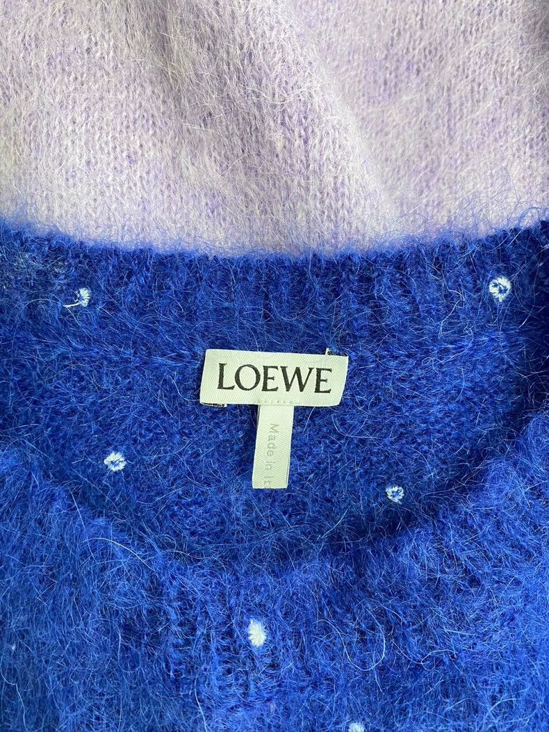 Loewe LOEWE Logo patchwork knit sweater Size S / US 4 / IT 40 - 3 Thumbnail