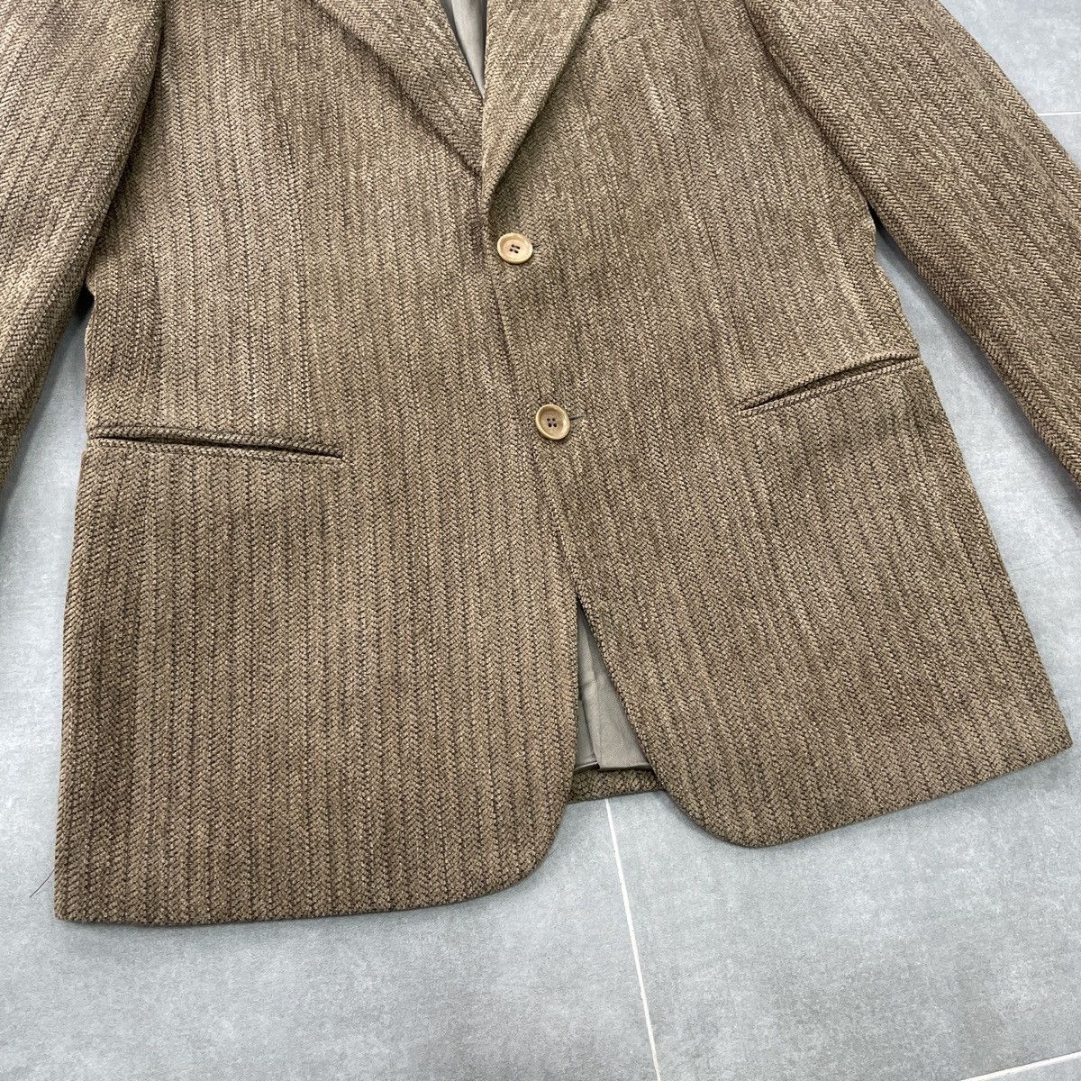 Pal Zileri Pal Zileri Pull Wool Corduroy Blazer Size 48 Size 48R - 5 Thumbnail