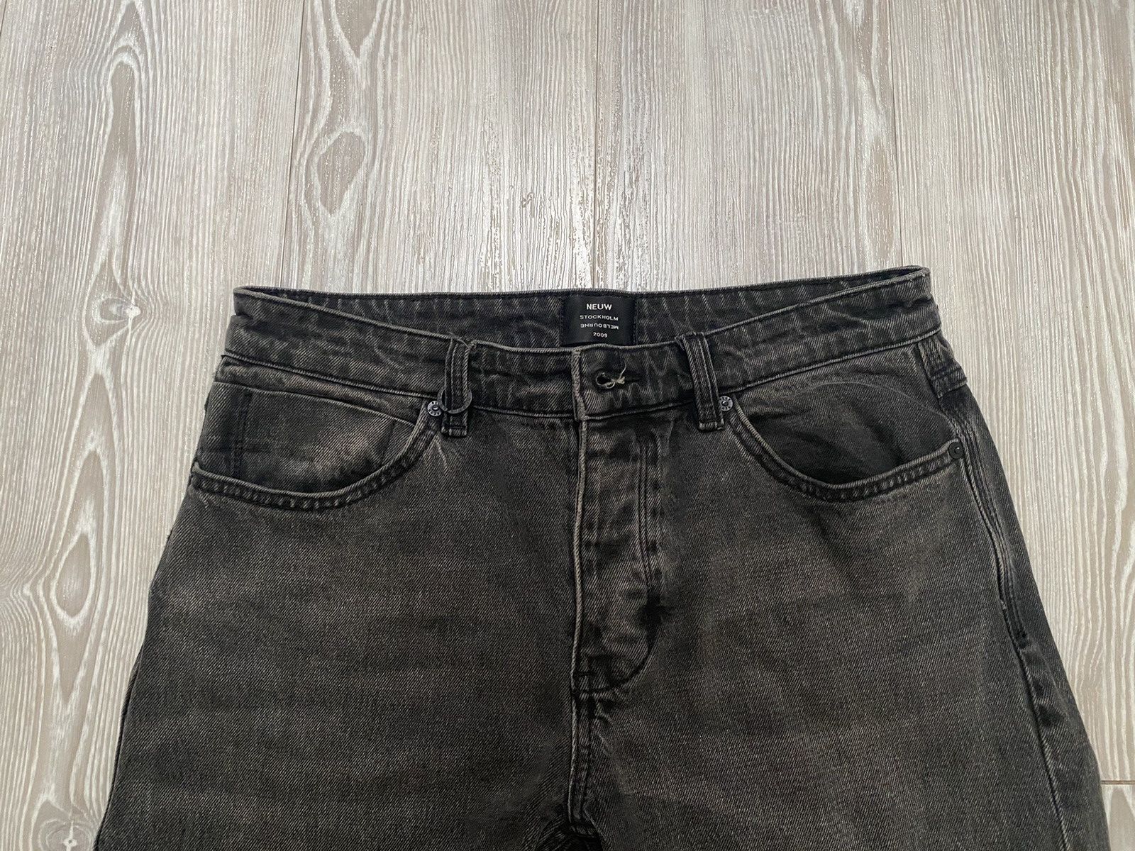 NEUW Denim × Vintage Washed Black Relaxed Neuw Denim Jeans 29x32 Size US 32 / EU 48 - 4 Thumbnail