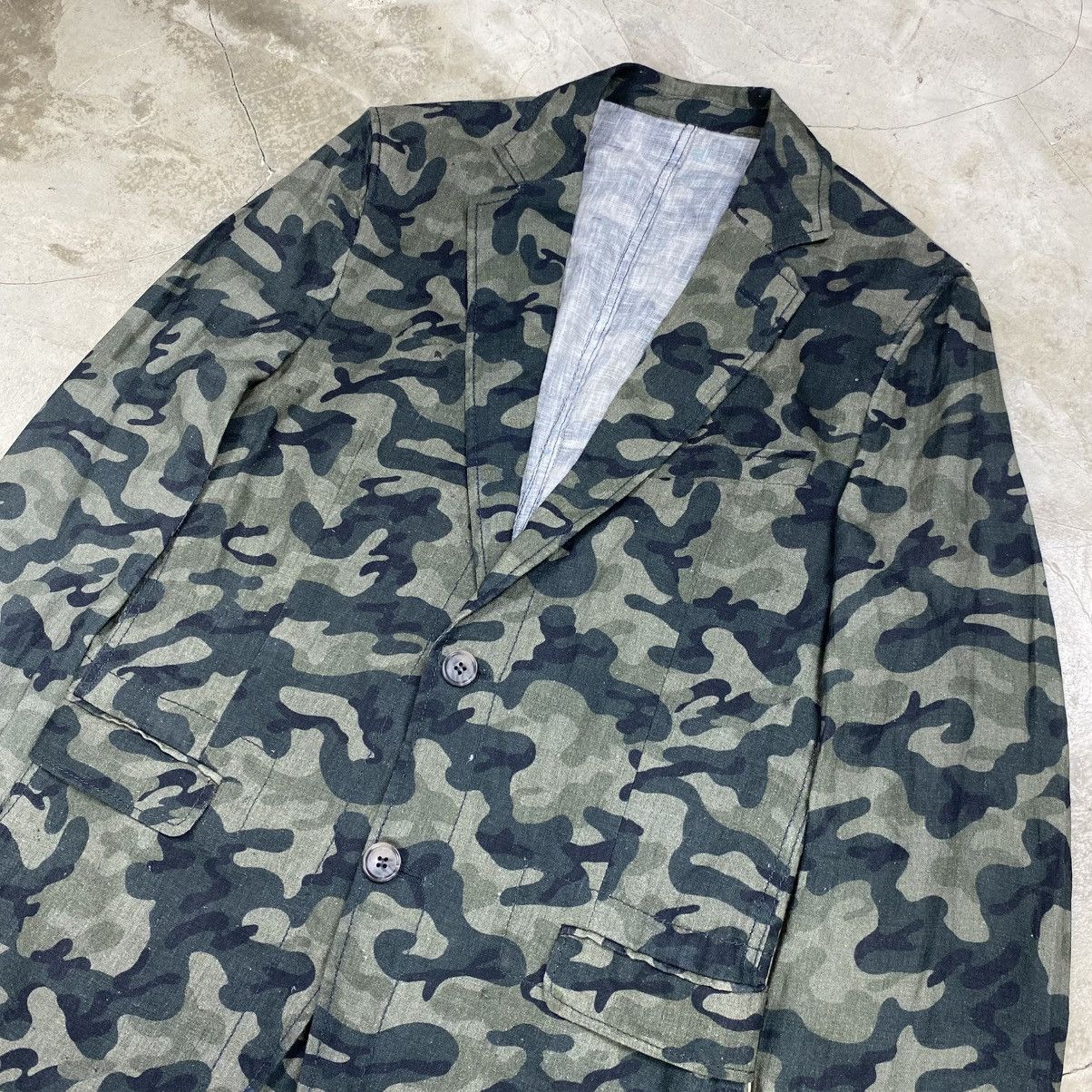 Dolce & Gabbana 2 Button Giacca Camouflage Blazer Size 44S - 2 Thumbnail