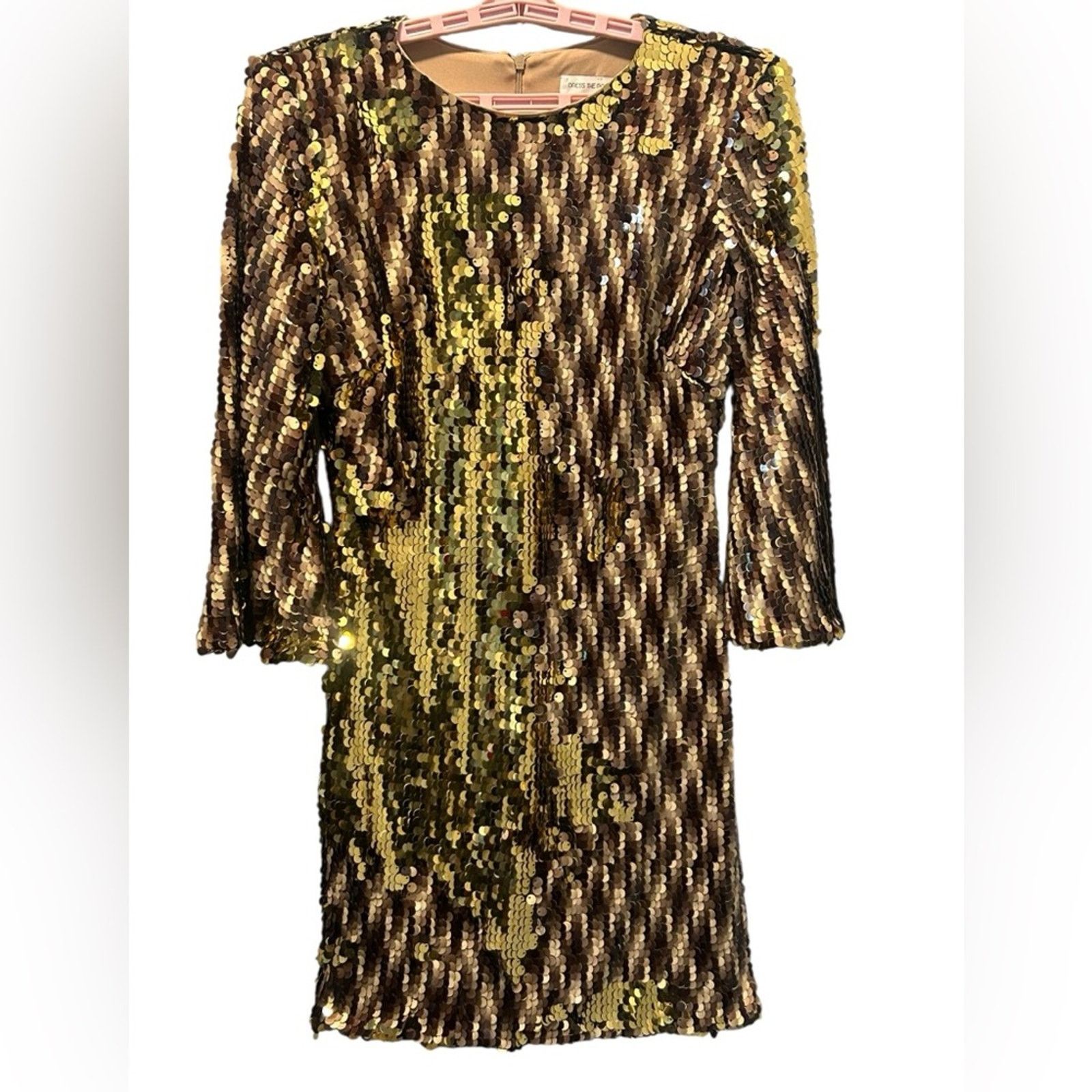 mini gold dresses Katrina Mini Dress main image 0