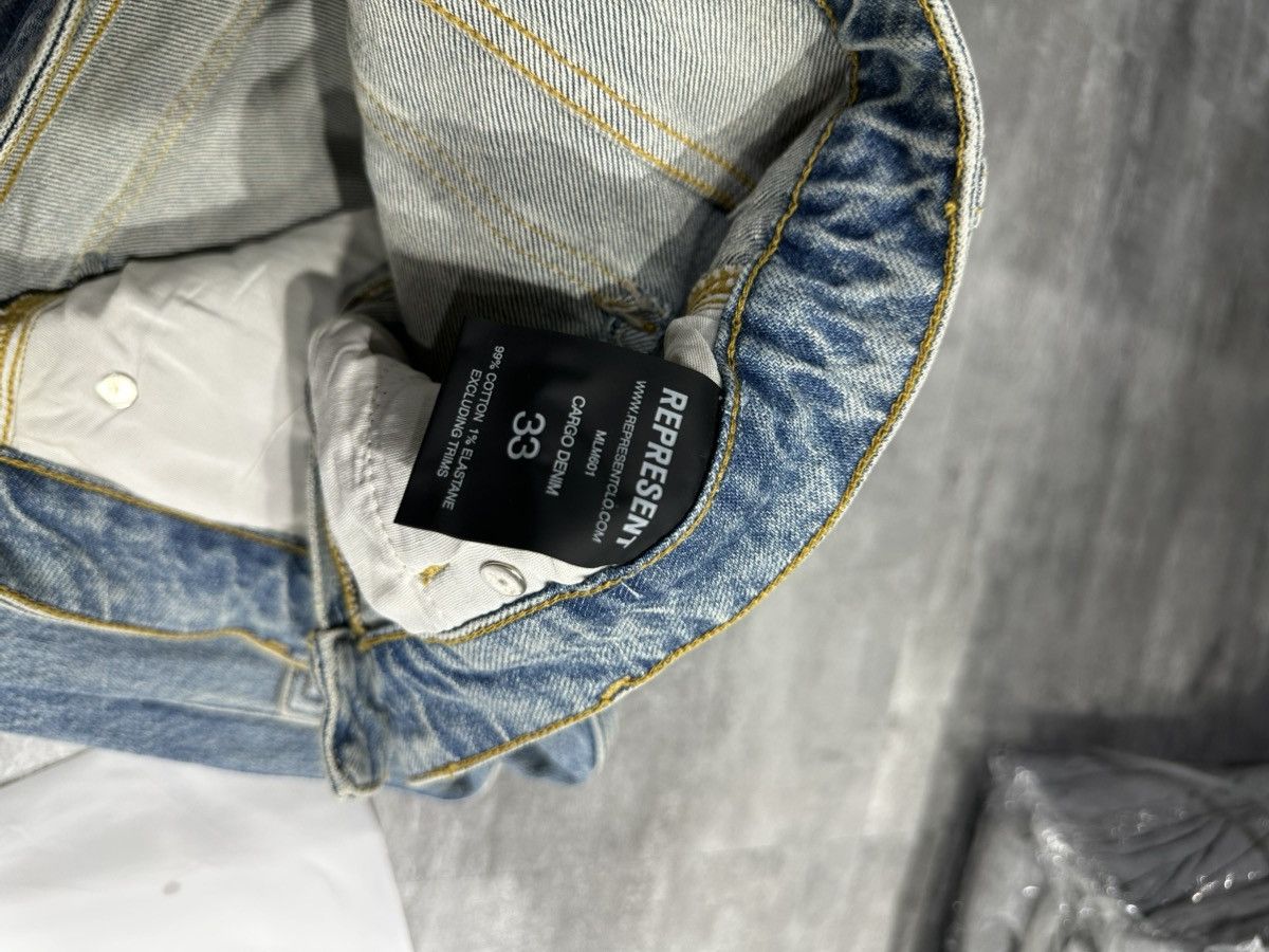 Represent Clo. Represent R3 Cargo Denim Jeans Size US 33 - 9 Thumbnail