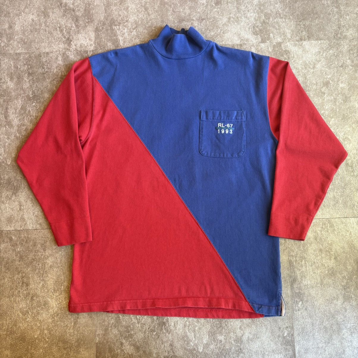 Vintage Vintage Ralph Lauren Long Sleeve Moc Neck T Shirt Size US L / EU 52-54 / 3 - 2 Thumbnail