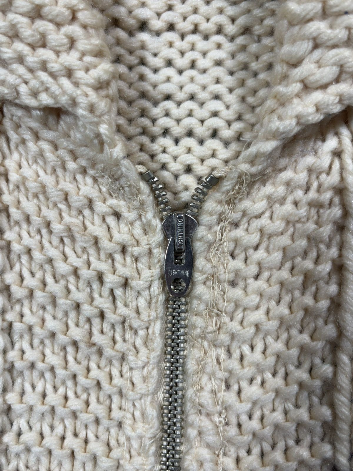 Other Original Cowichan Post WW2 50s Moose Zip Sweater Size US M / EU 48-50 / 2 - 19 Thumbnail