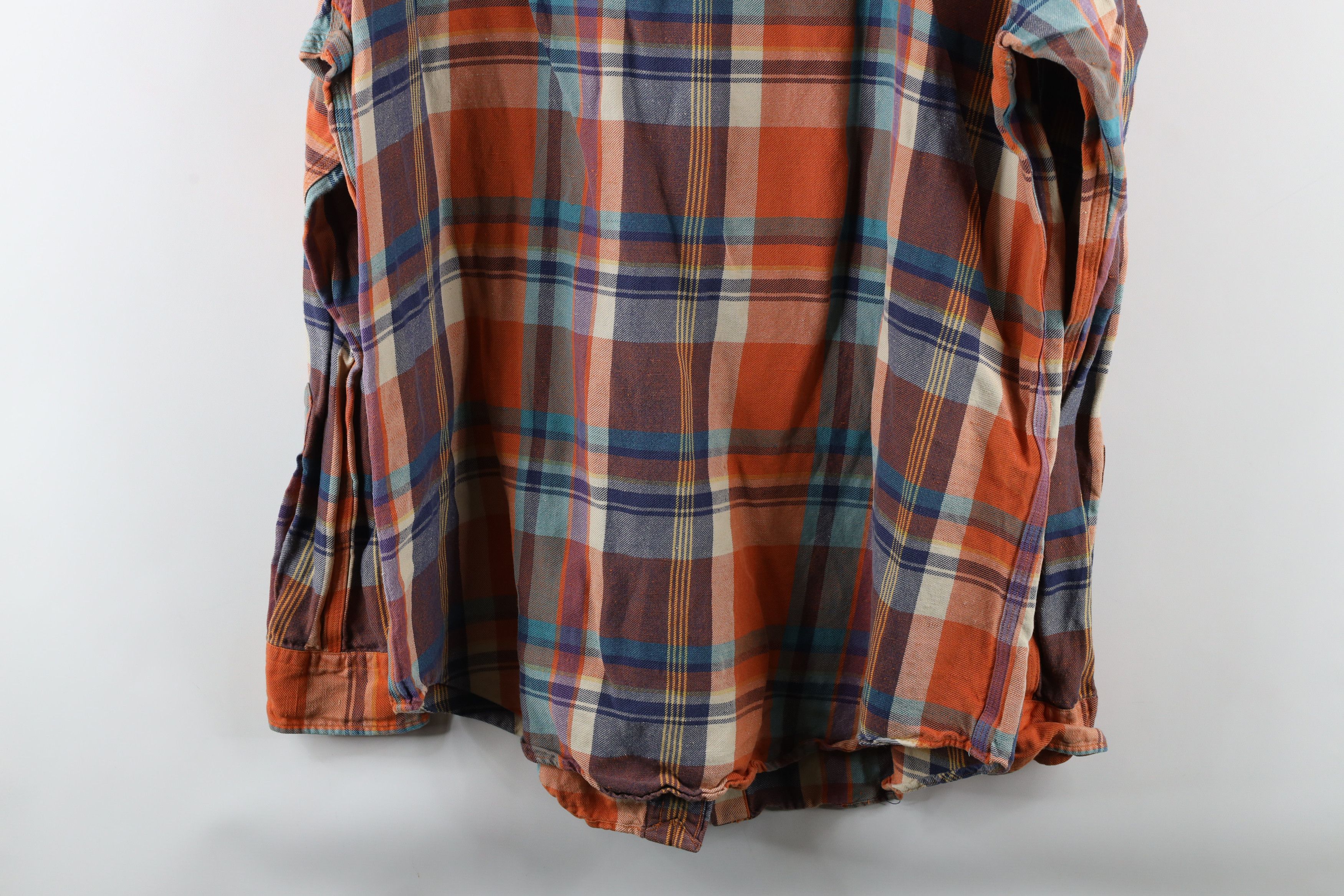 Polo Ralph Lauren Vintage 90s Ralph Lauren Madras Plaid Flannel Button Shirt Size US L / EU 52-54 / 3 - 12 Thumbnail