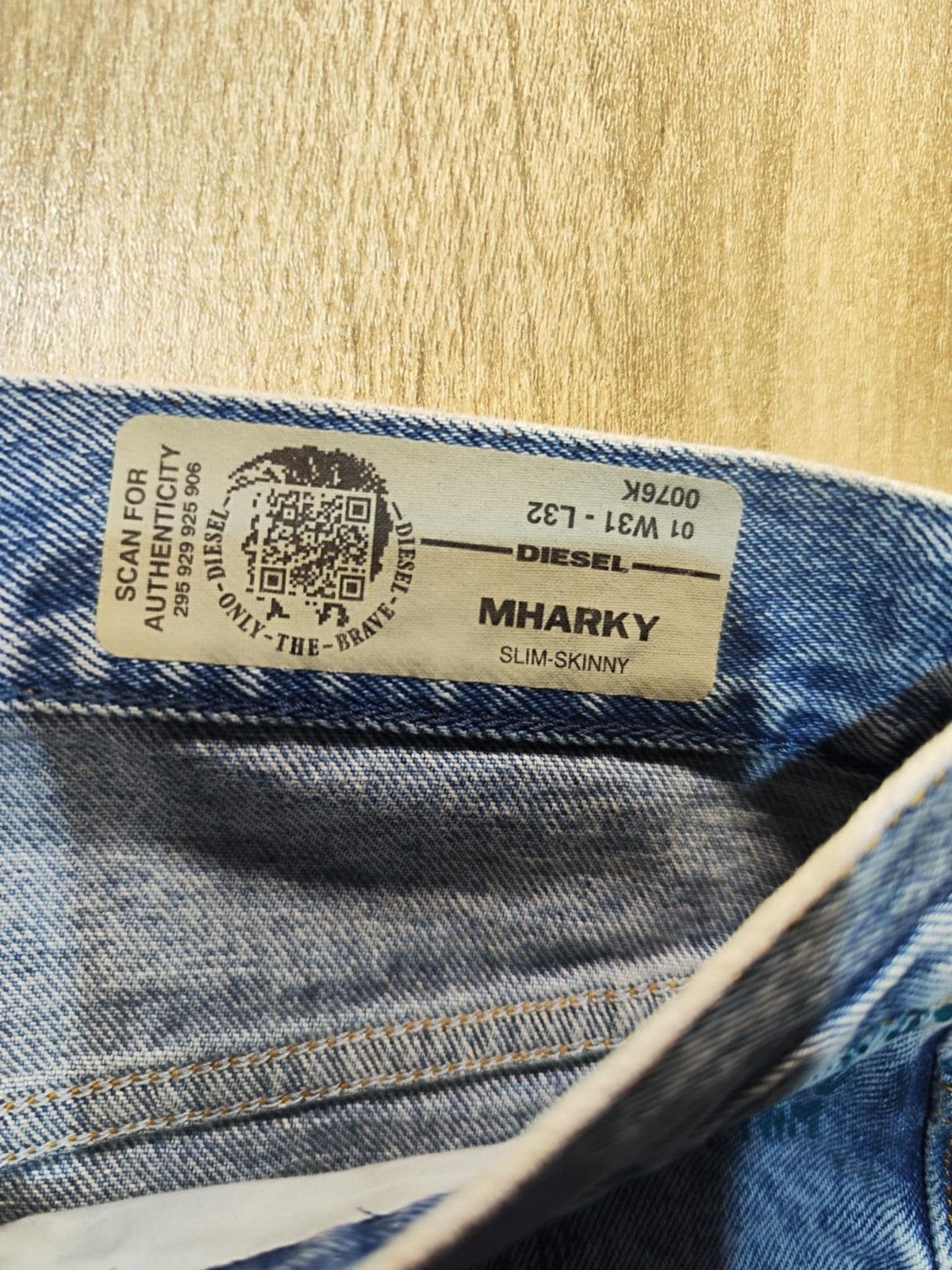 Diesel × Vintage Diesel Mharky slim skinny graffiti jeans size 31 Size US 31 - 8 Thumbnail