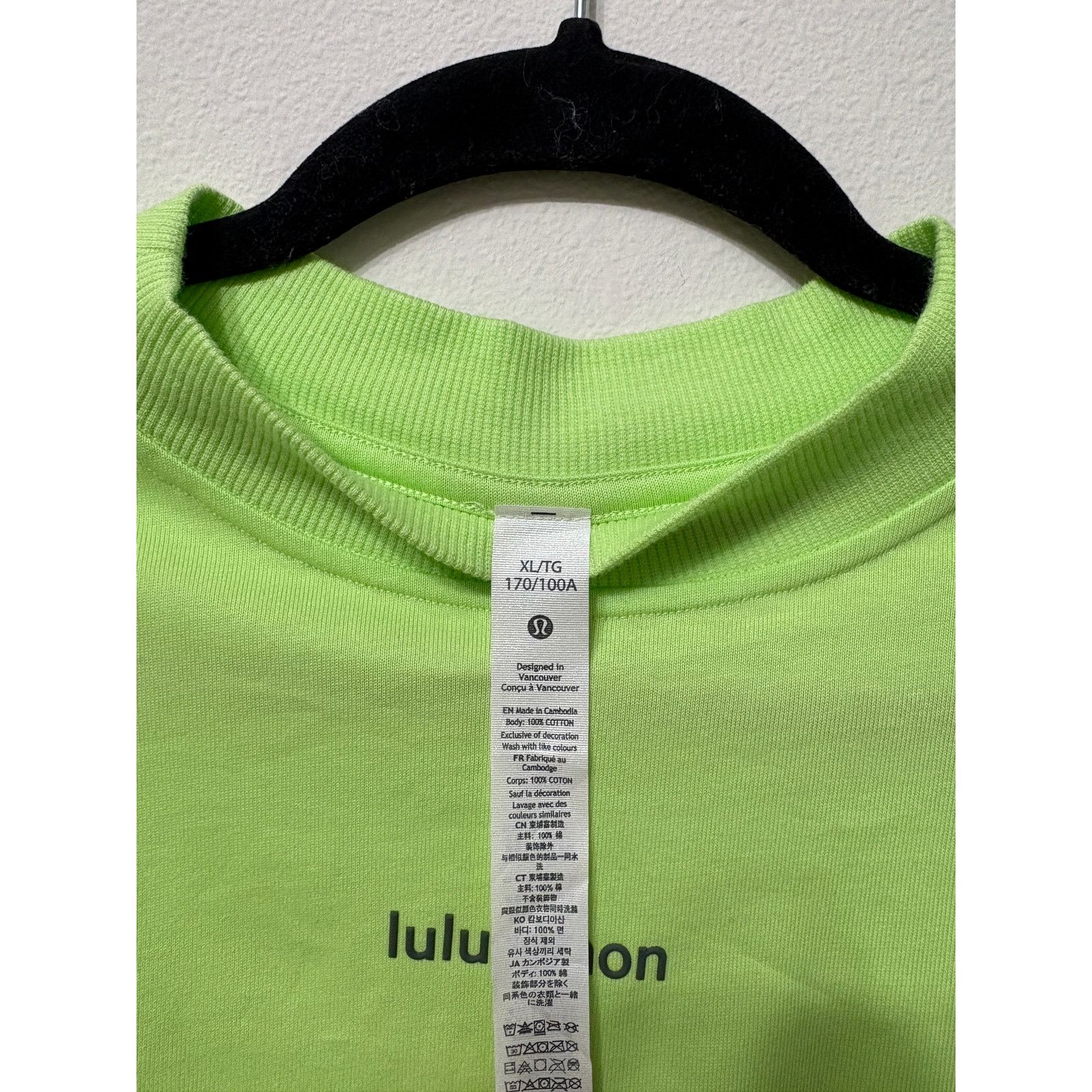 Lululemon NWT Lululemon Heavyweight Cropped 3/4 Sleeve Sz XL MSRP $98 Size XL / US 12-14 / IT 48-50 - 3 Thumbnail