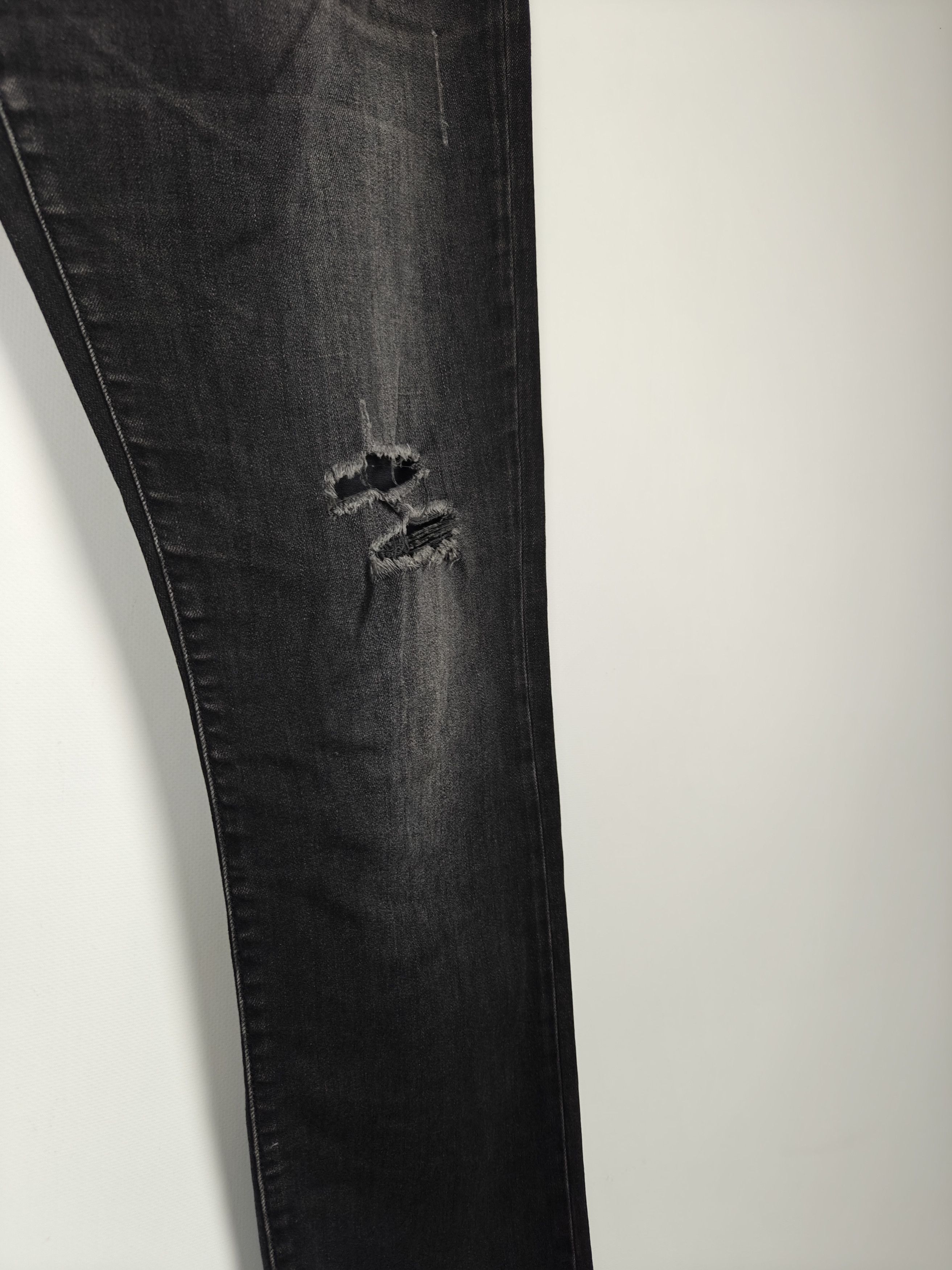 Dirk Bikkembergs Bikkembergs Denim Jeans Pants Gray Slim Fit size 36x33 Size US 36 / EU 52 - 4 Thumbnail