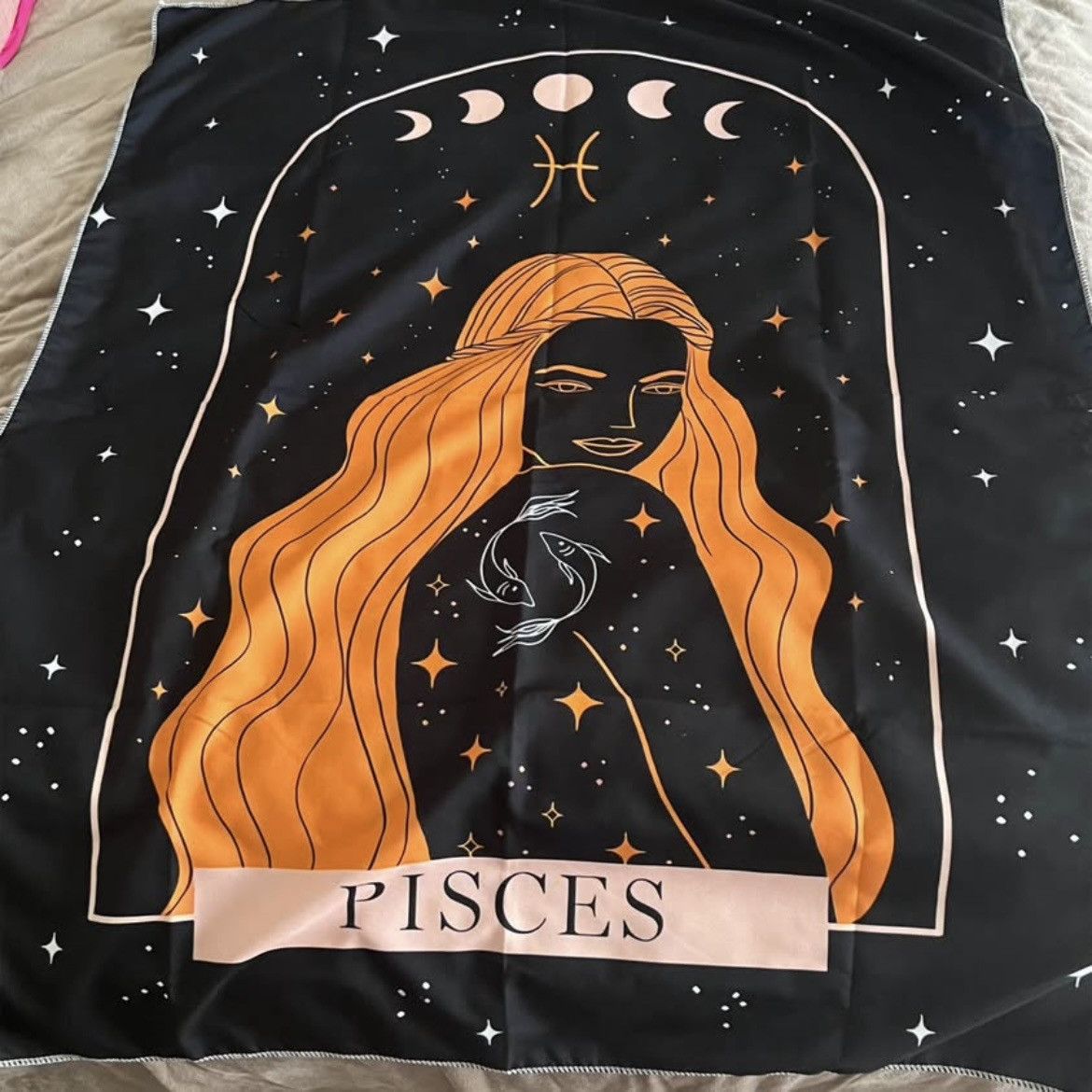 Other Pisces Tarot Constellation Astrology Zodiac Wall Tapestry Size ONE SIZE - 2 Thumbnail