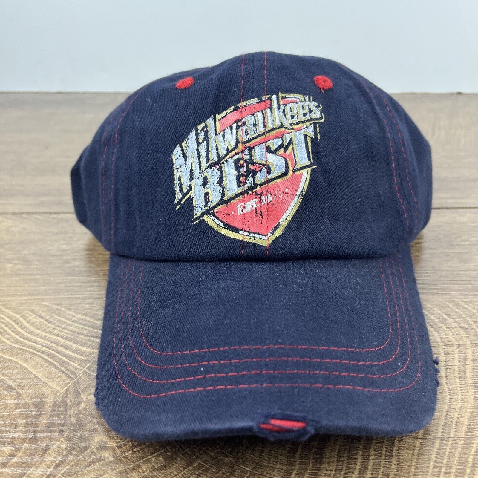 Other Milwaukees Best Blue Hat Blue Milwaukee Cap Adjustable Blue Size ONE SIZE - 4 Thumbnail