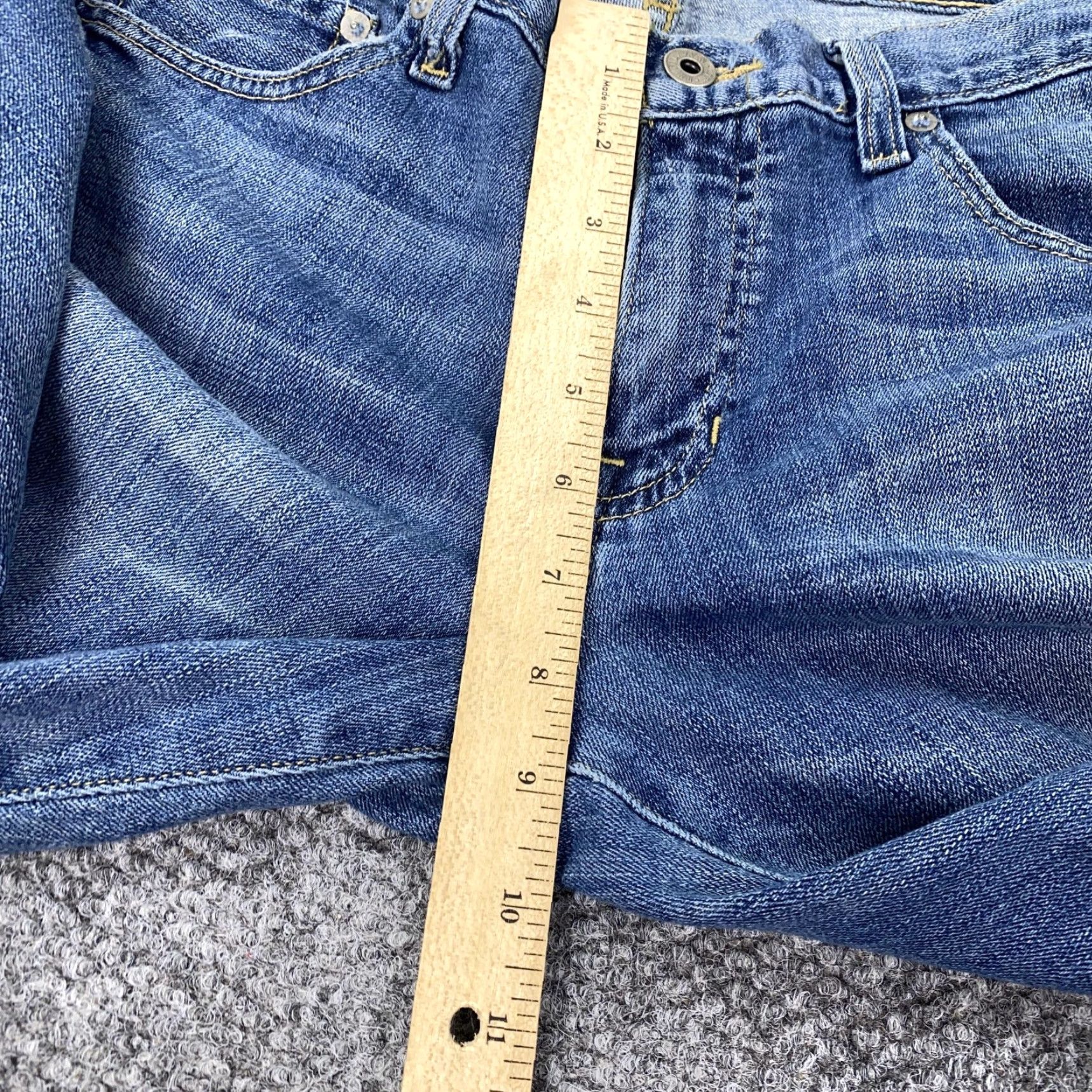 Ralph Lauren Ralph Lauren Sport Jeans Womens 35x32 Blue Denim Straight Leg Stretch Pants Jeans Woman 35x32 Medium Blue Pockets Distressed 90s? Size 24" / US 00 / IT 34 - 6 Thumbnail
