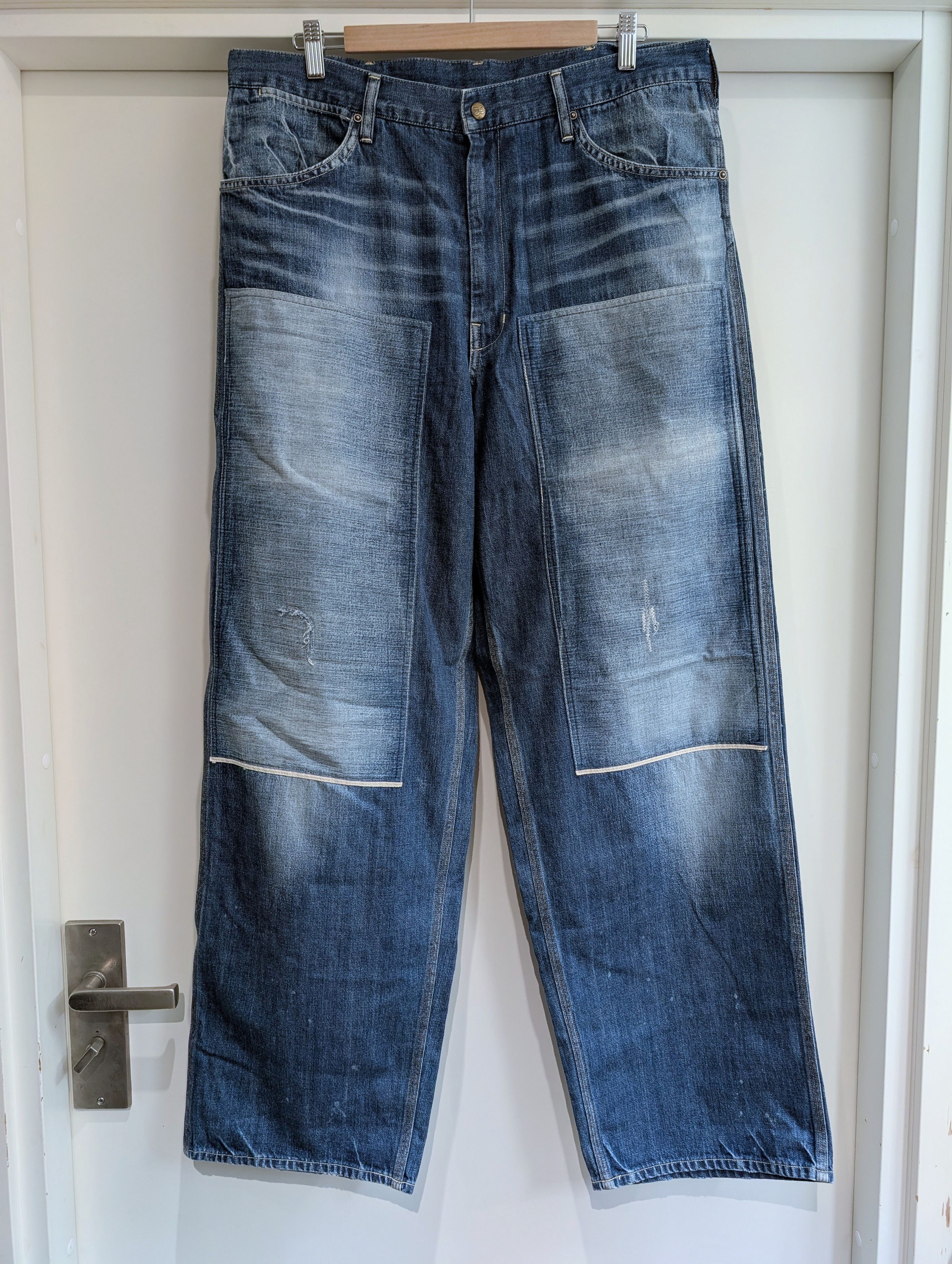 Visvim SS25 Carpenter DMGD denim, size 4, NEW Size US 36 / EU 52 - 2 Thumbnail