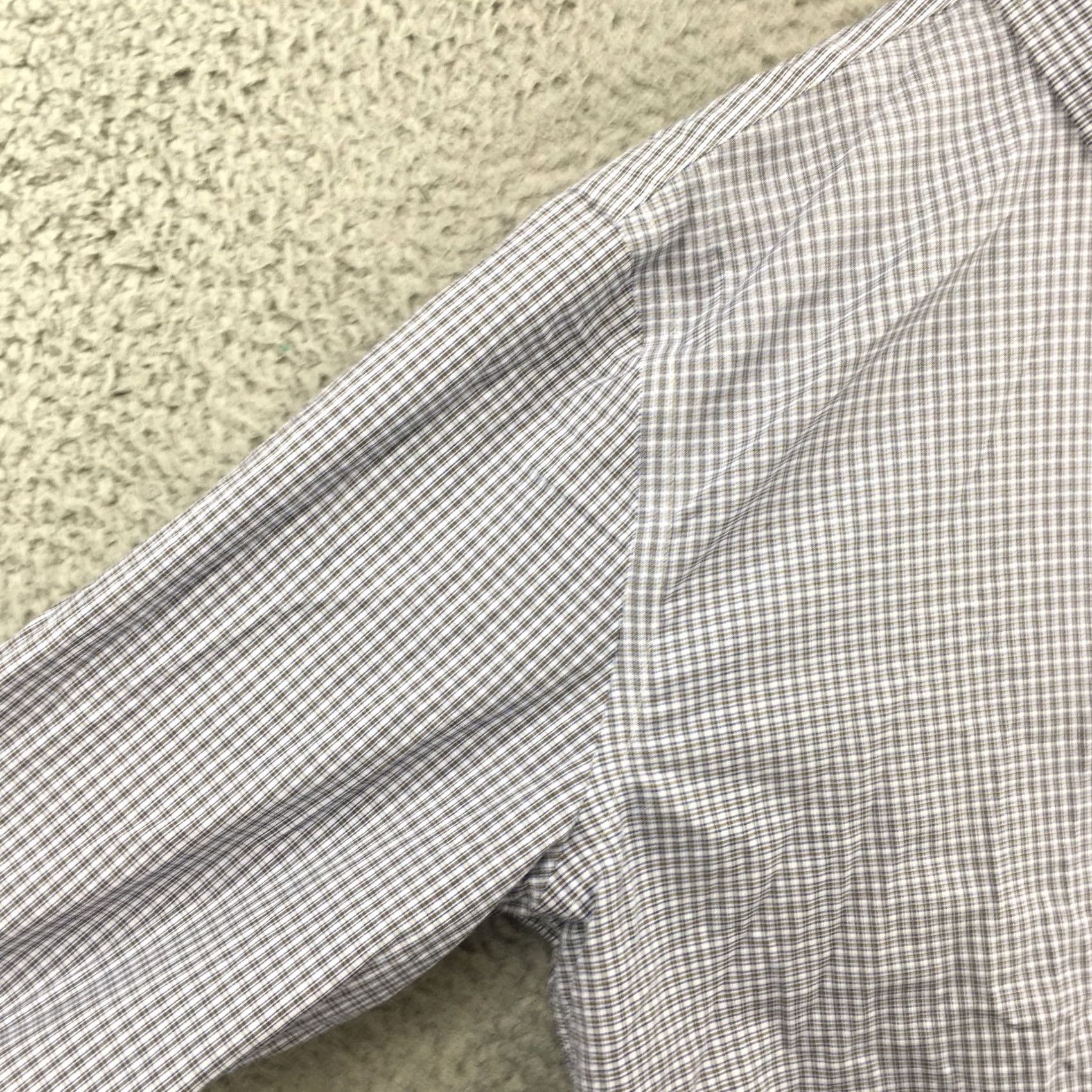 Banana Republic Banana Republic Dress Shirt Mens M Blue Slim Fit Button Up Collared Long Sleeve Shirt Size 40R - 4 Thumbnail