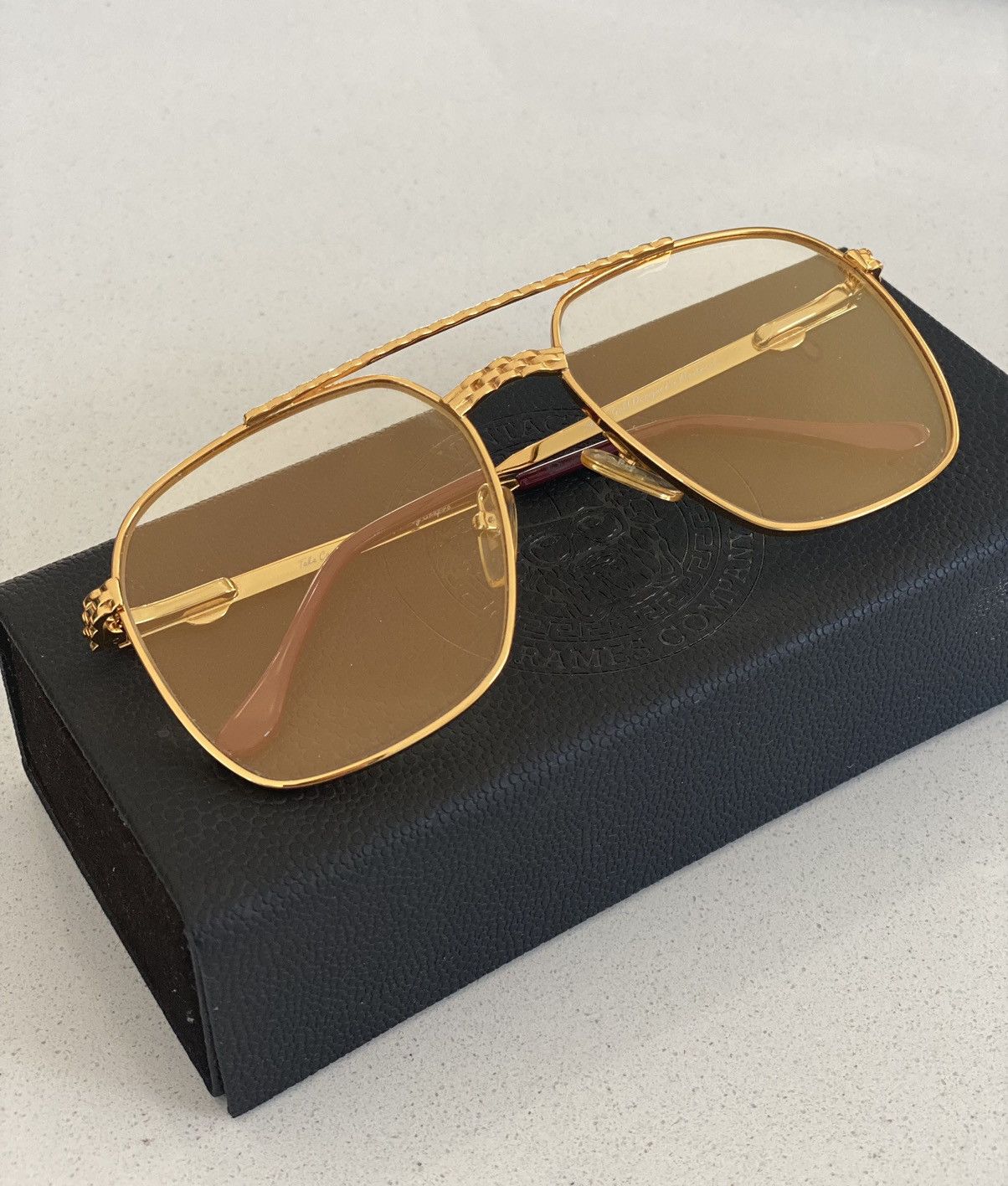 image of Vintage Frames Company Vf XL Masterpiece Edition 24Kt Gold, Men's