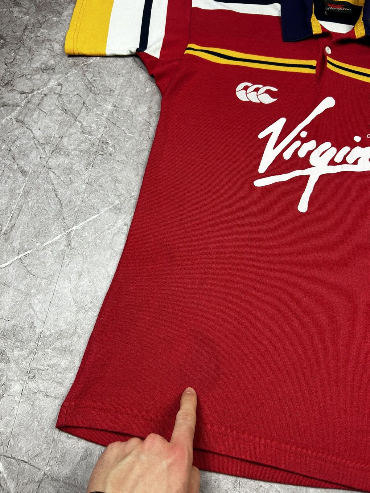 Canterbury of New Zealand Vintage Canterbury 1999 London Broncos Rugby Jersey Home Size US L / EU 52-54 / 3 - 4 Thumbnail