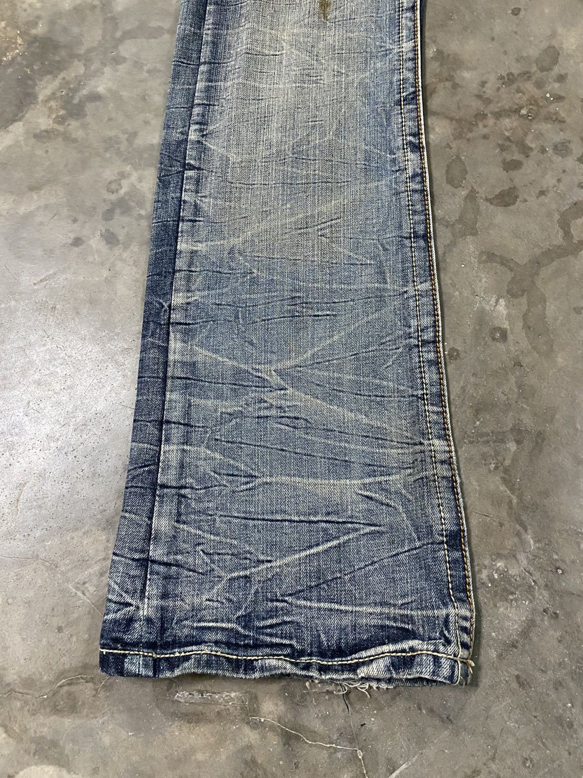 If Six Was Nine × Tornado Mart × semanticdesign Flare Jeans Japan Semantic Design Clawsmark Distressed @193 Size US 31 - 10 Thumbnail