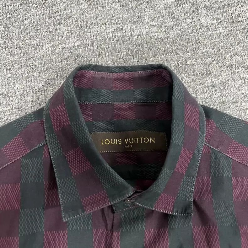 Louis Vuitton Louis Vuitton Long Sleeve Checkered Shirt -2505 Size US S / EU 44-46 / 1 - 5 Thumbnail
