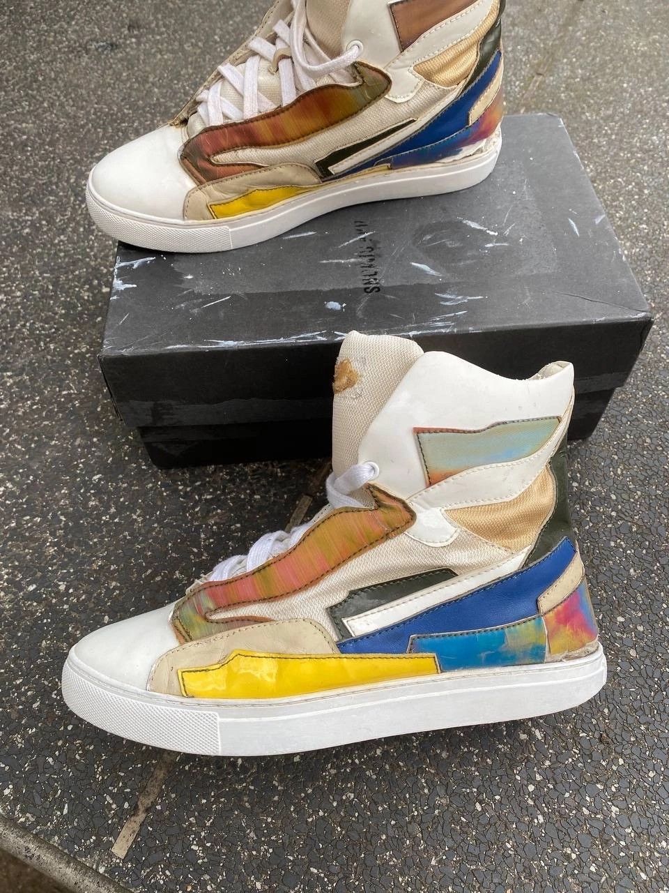 Raf Simons Multi Lace Sneakers | Grailed