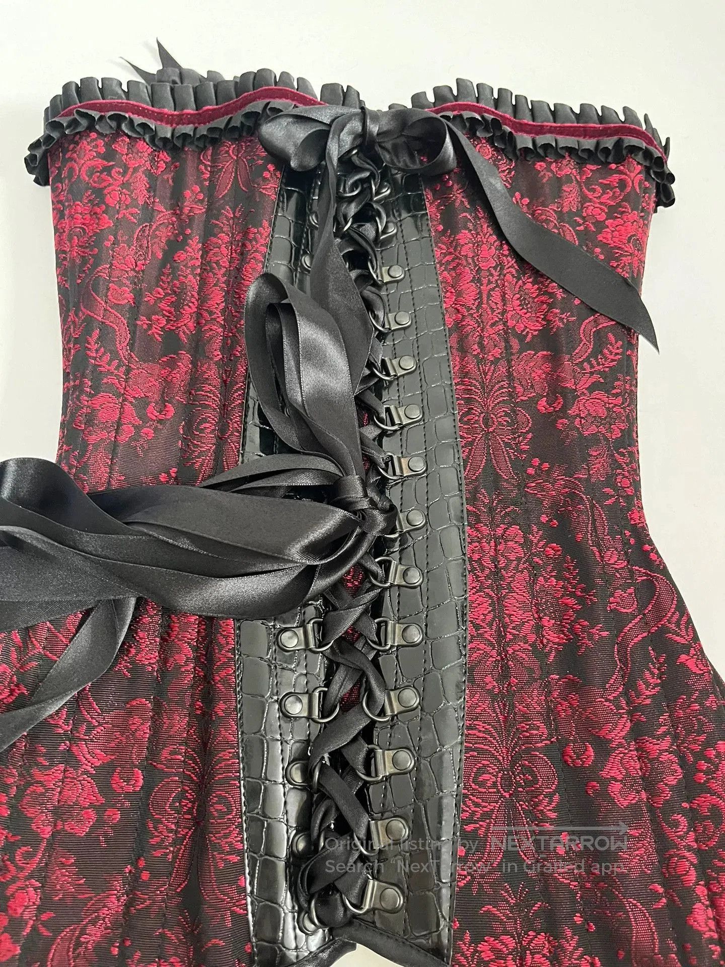 Other Maya Hansen Gothic Bow Corset. Size XXS / US 00 / IT 34 - 6 Thumbnail
