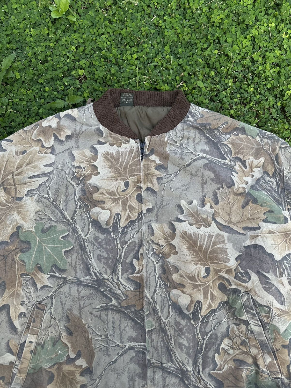 Mossy Oaks × Vintage Crazy Vintage 00s Realtree Camo Rare Bomber Jacket Size US XL / EU 56 / 4 - 6 Thumbnail