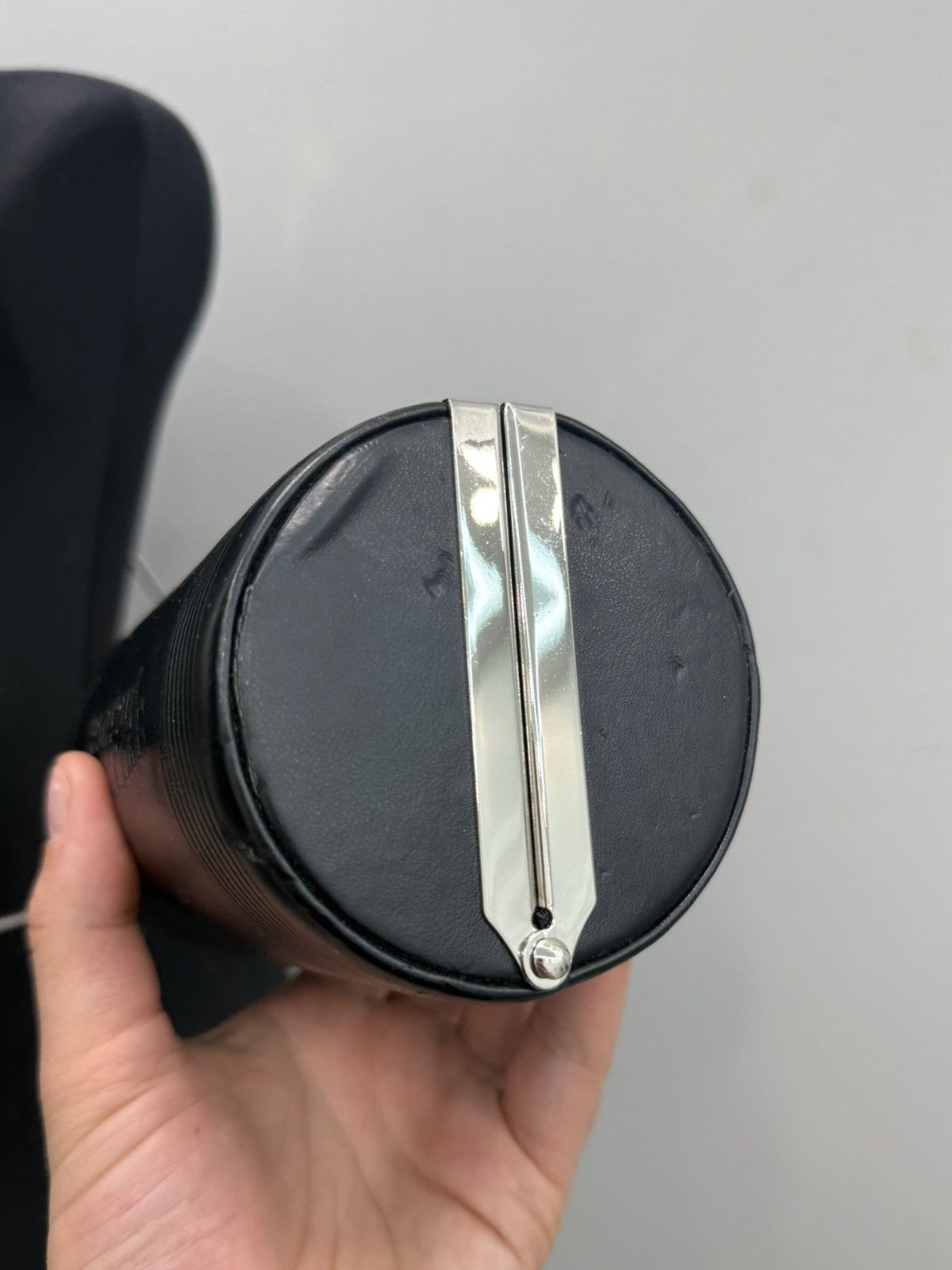 Jean Paul Gaultier Jean Paul Gaultier JPG Cylinder Black Clutch Bag Size ONE SIZE - 5 Thumbnail