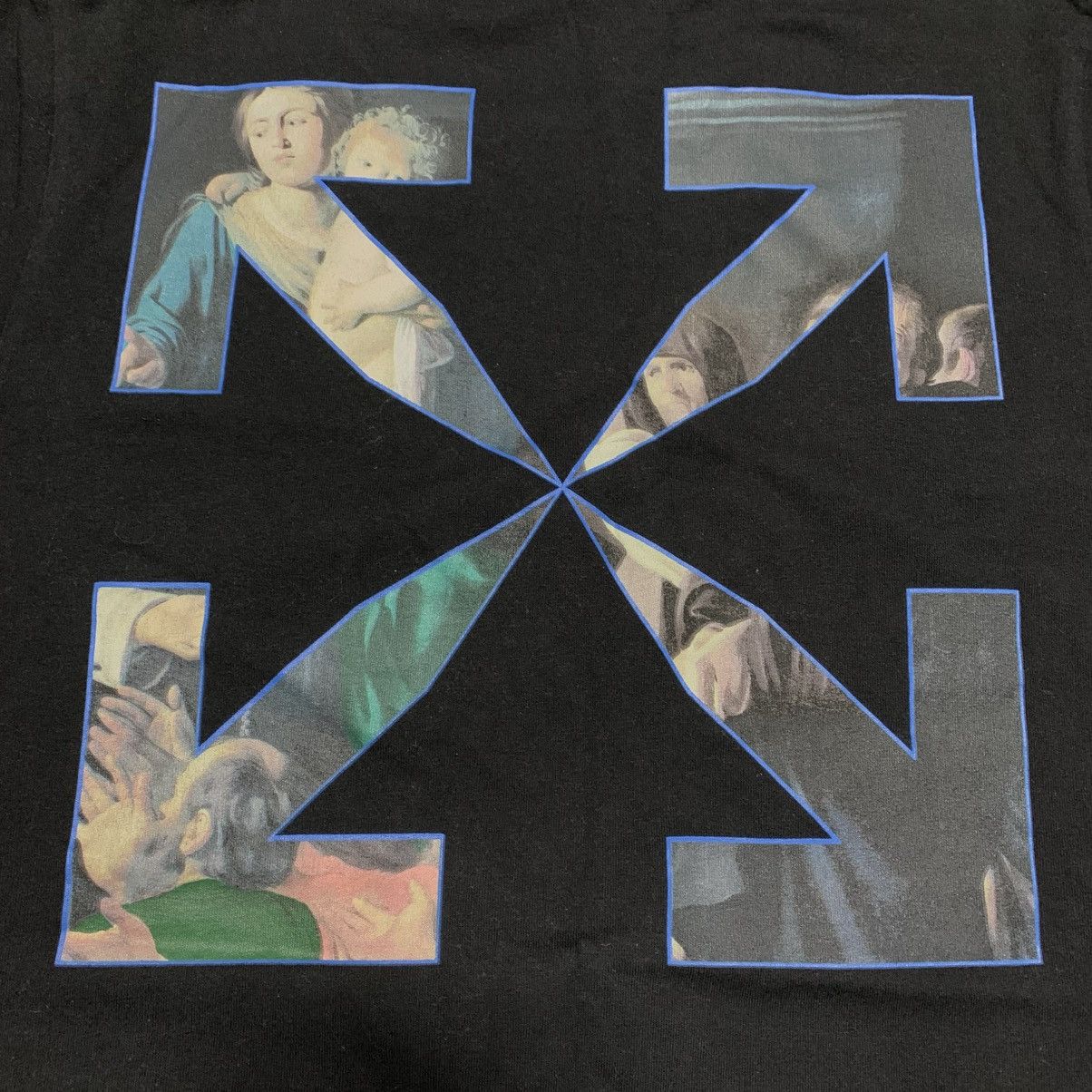 Off-White Off White Small Caravaggio Arrows Black Tee Virgil Abloh Size US S / EU 44-46 / 1 - 4 Thumbnail