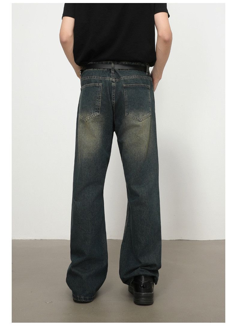 Vintage Men's Stylish Retro Distressed Flared Jeans Size US 32 / EU 48 - 5 Thumbnail