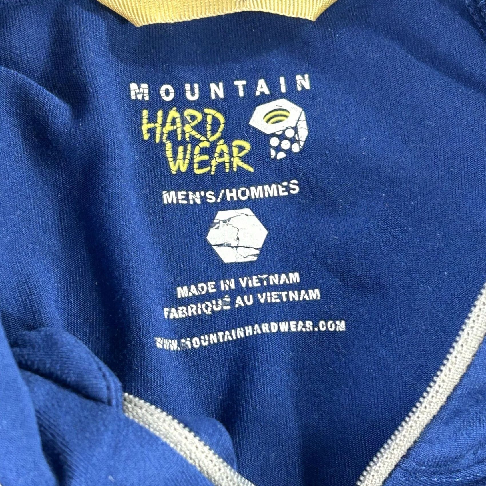 Mountain Hardwear Mountain Hardwear Pullover Mens XL Blue 1/4 Zip Long Sleeve Hiking Performance Size US XL / EU 56 / 4 - 3 Thumbnail